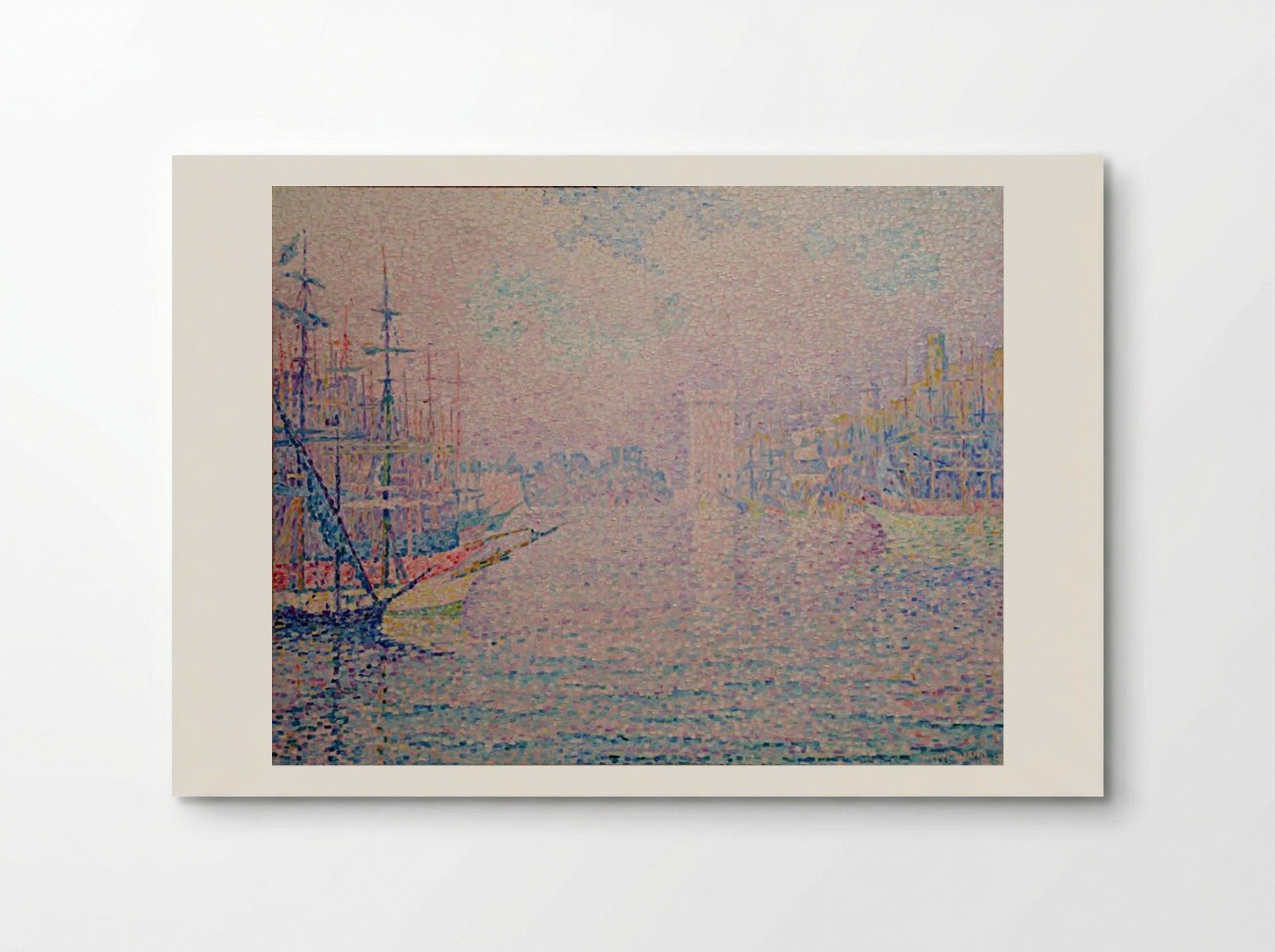 Marseille, an Old Port - Paul Signac - Poster