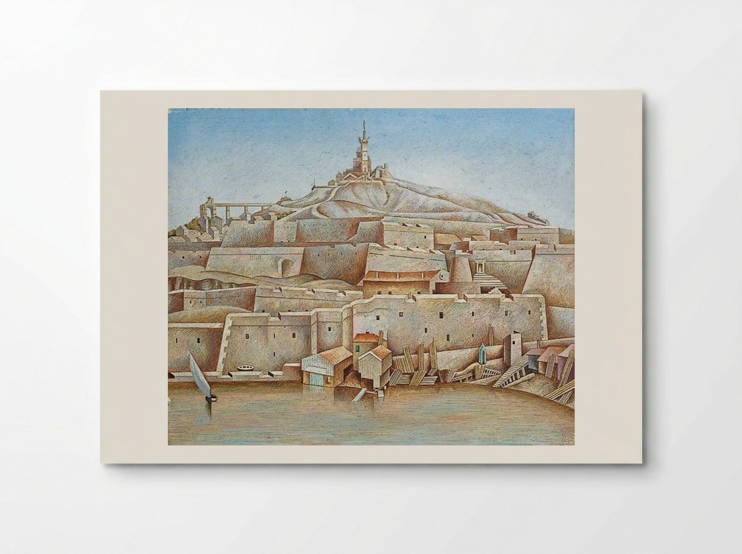 Marseilles - Edward Wadsworth - Poster