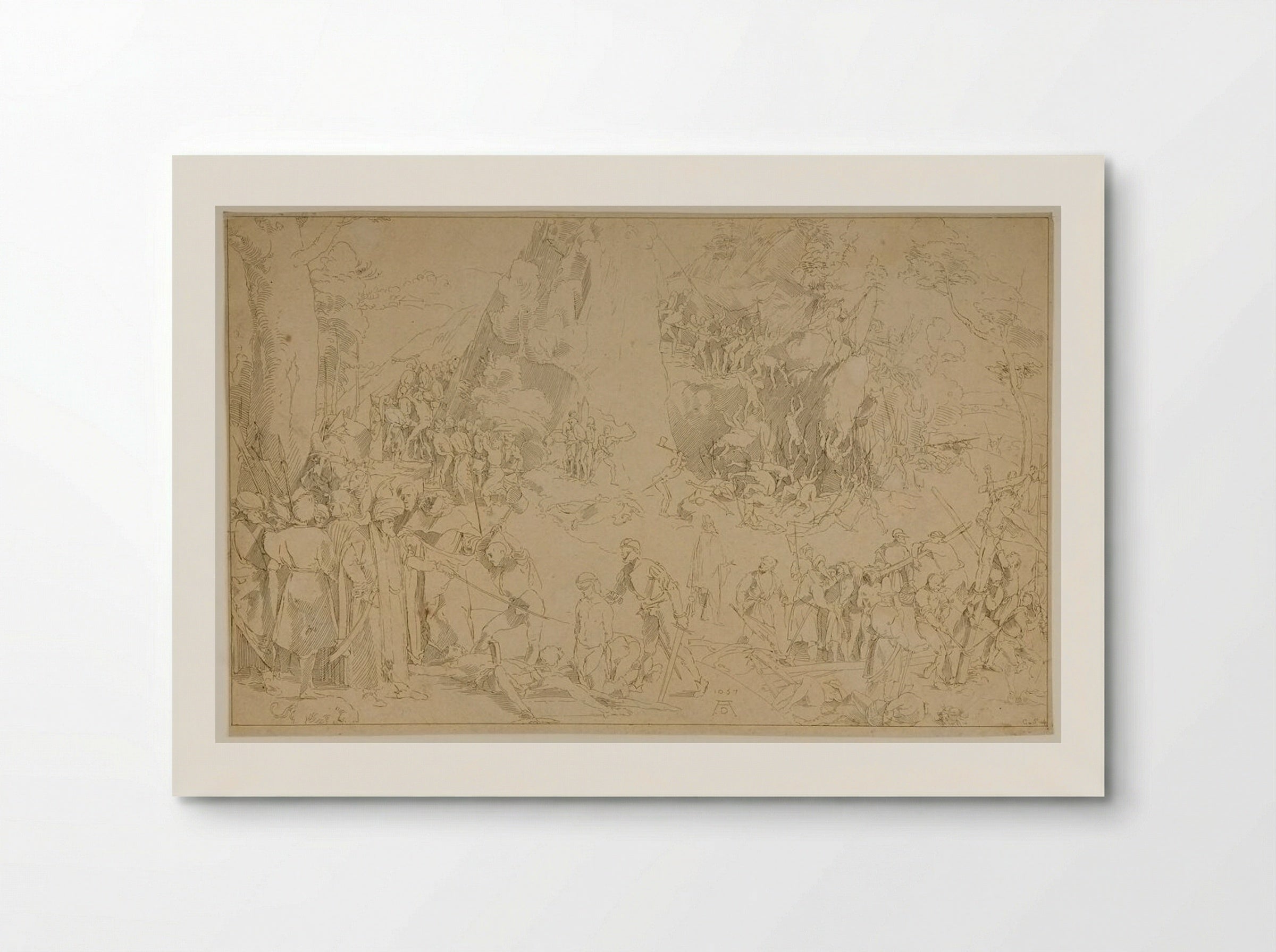 Martyrdom of Christians - Anne Claude de Thubières, comte de Caylus - Poster