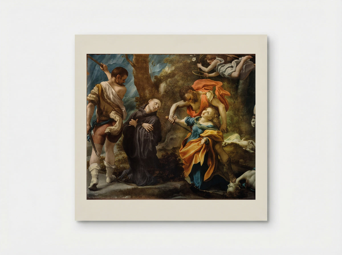 Martyrdom of Four Saints - Correggio - Poster