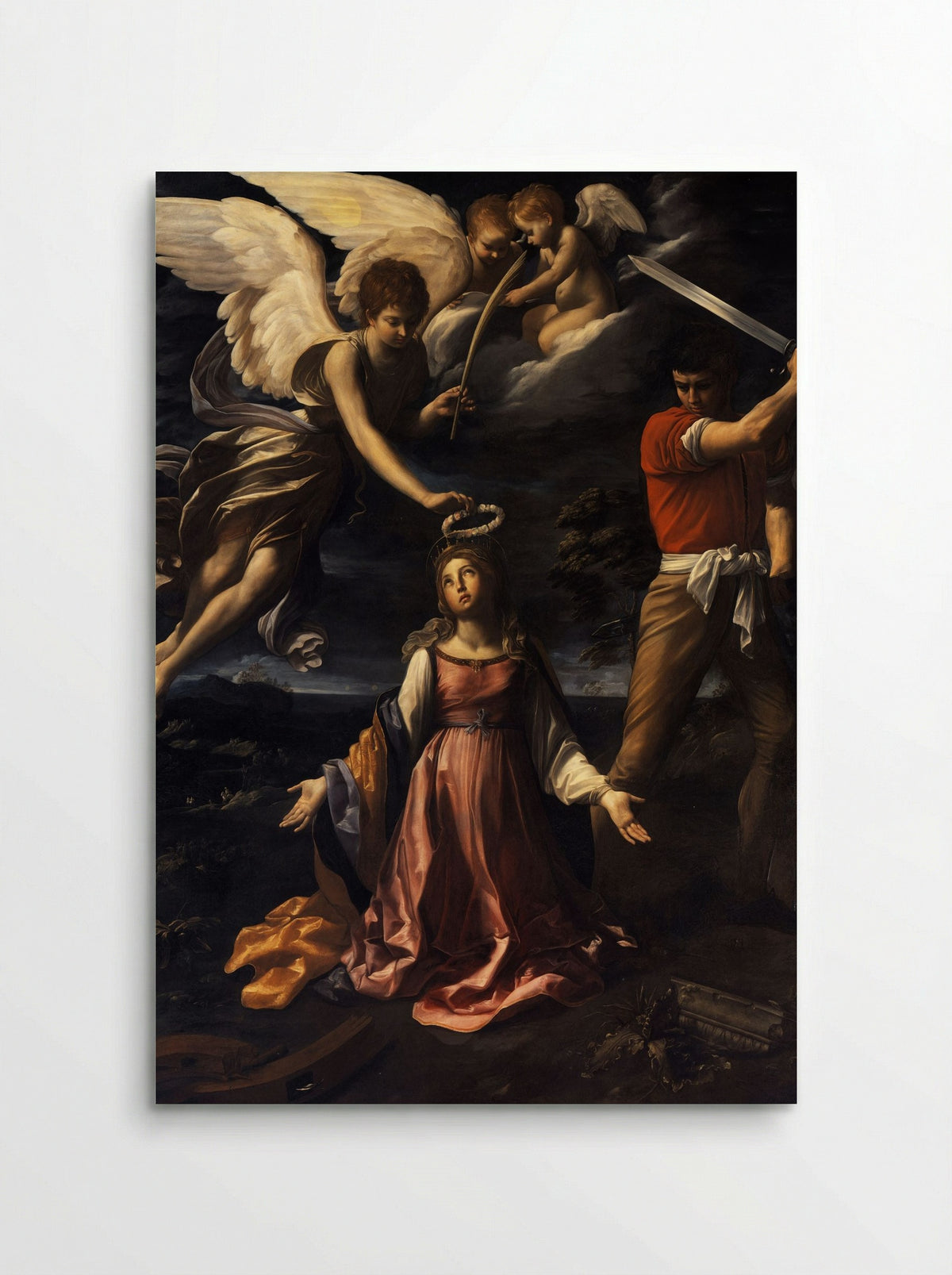 Martyrdom of Saint Catherine of Alexandria - Guido Reni - Poster