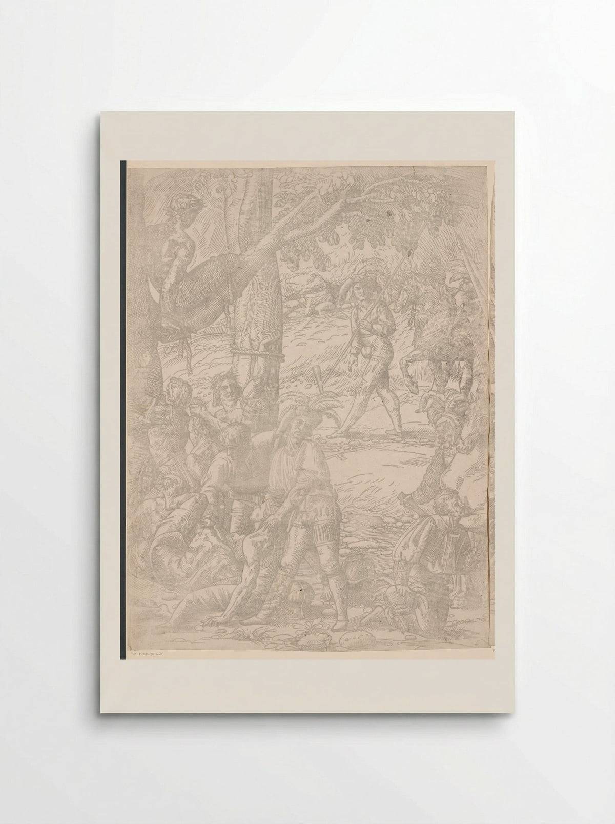 Martyrdom of the Ten Thousand (Seventh Part) - Domenico Campagnola - Poster
