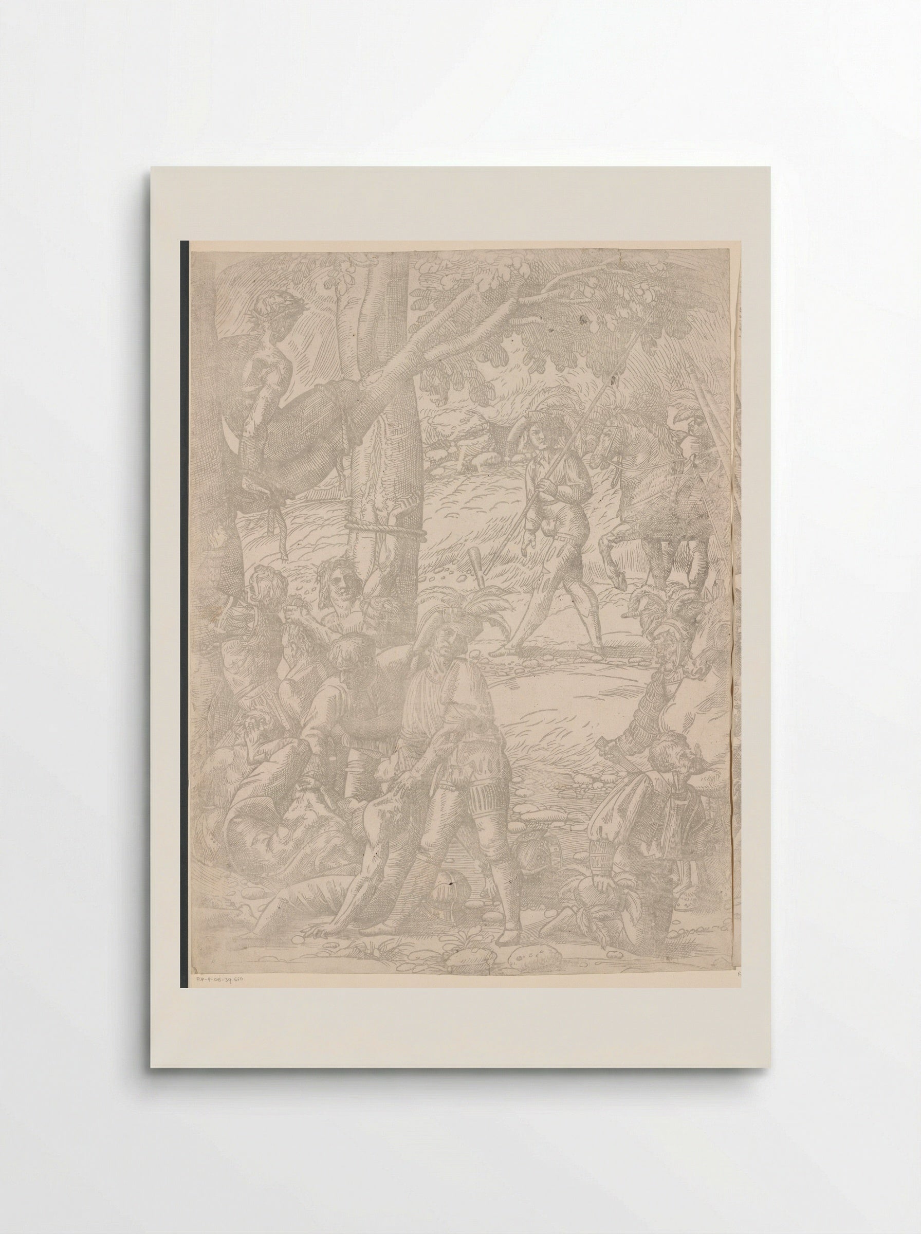 Martyrdom of the Ten Thousand (Seventh Part) - Domenico Campagnola - Poster
