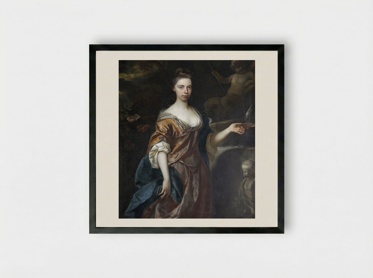 Mary Lake - John Riley - Framed Print Black