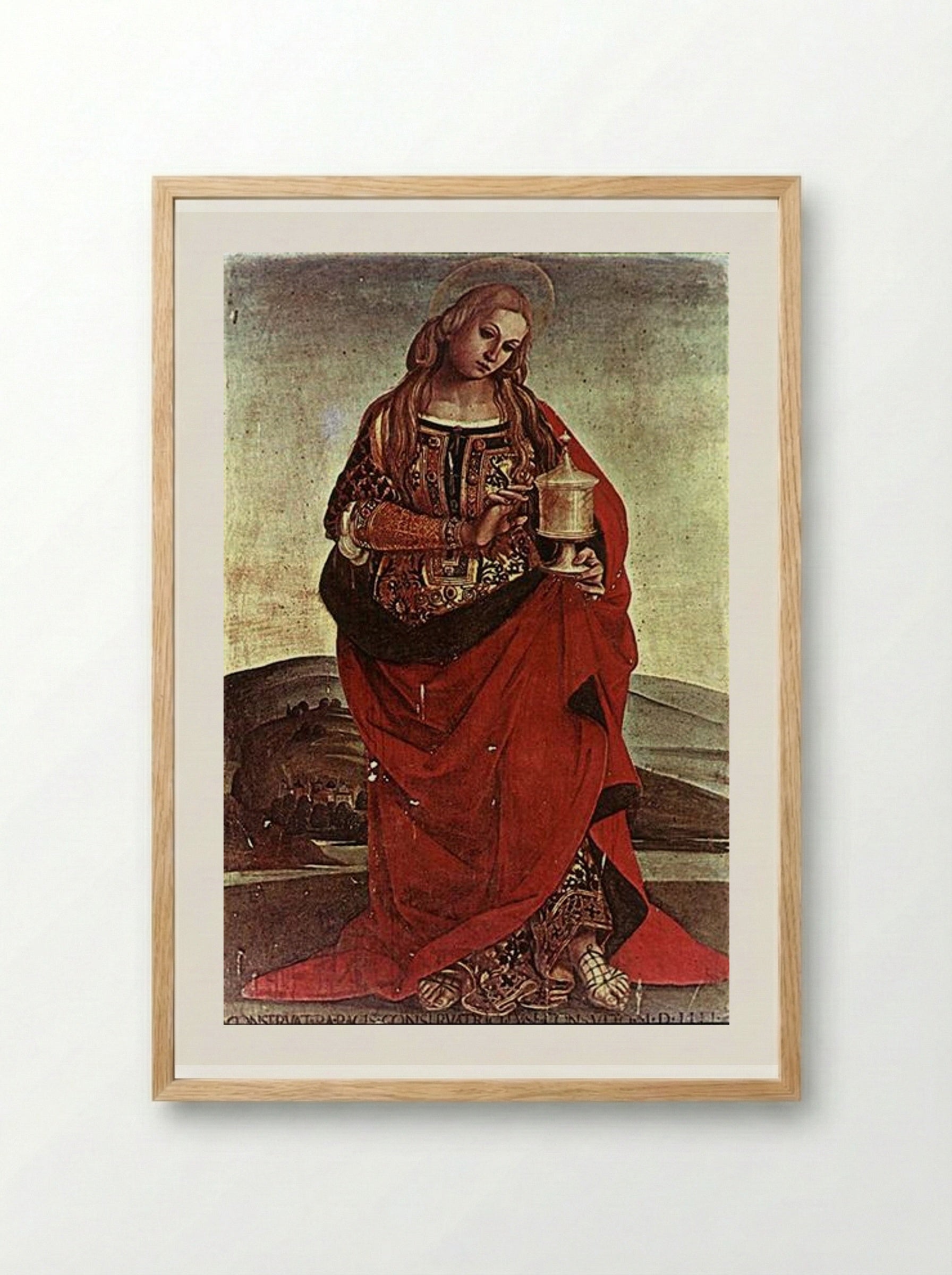 Mary Magdalene - Luca Signorelli - Framed Print Wood