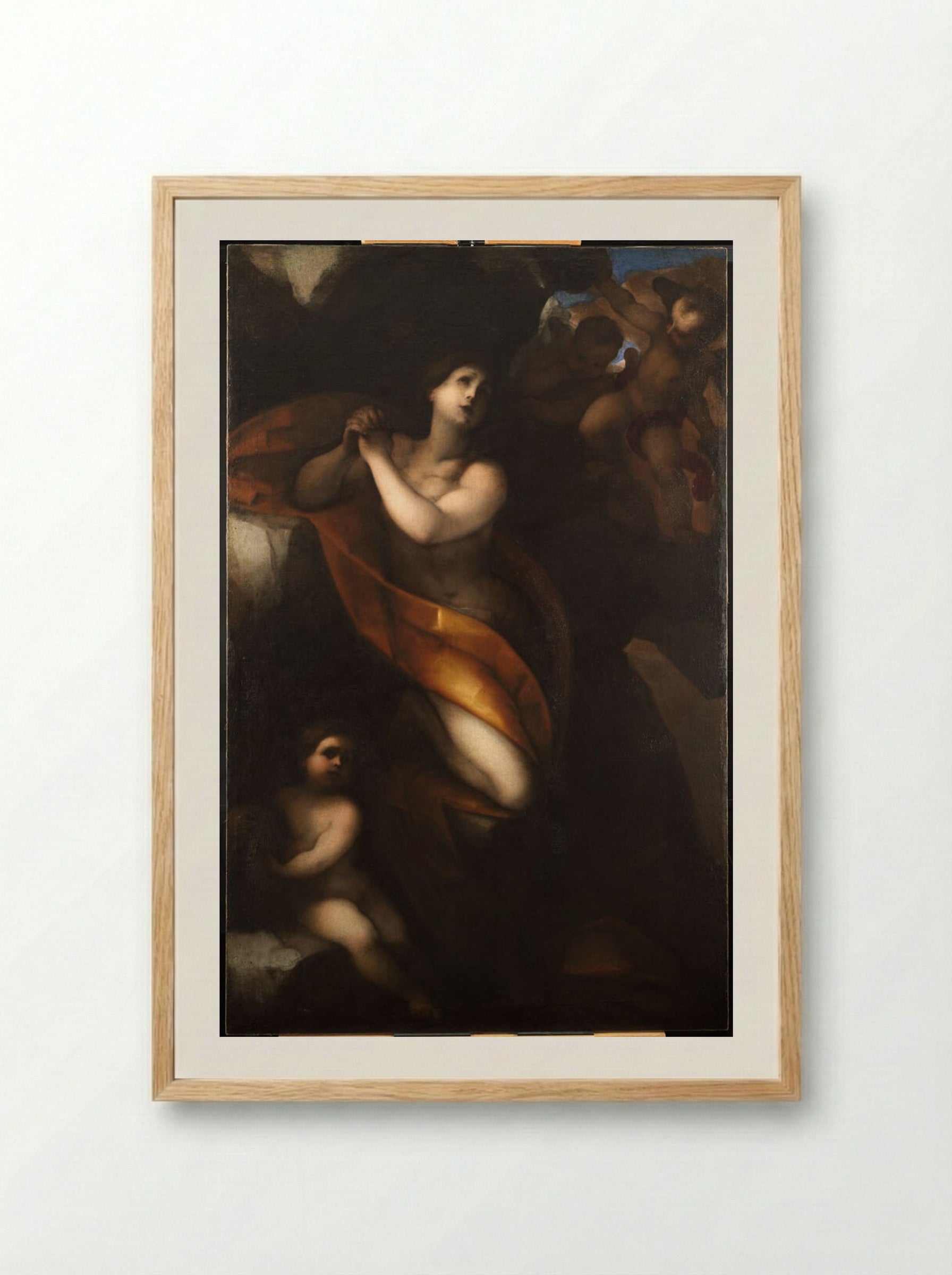 Mary Magdalene - Cecco Bravo - Framed Print Wood