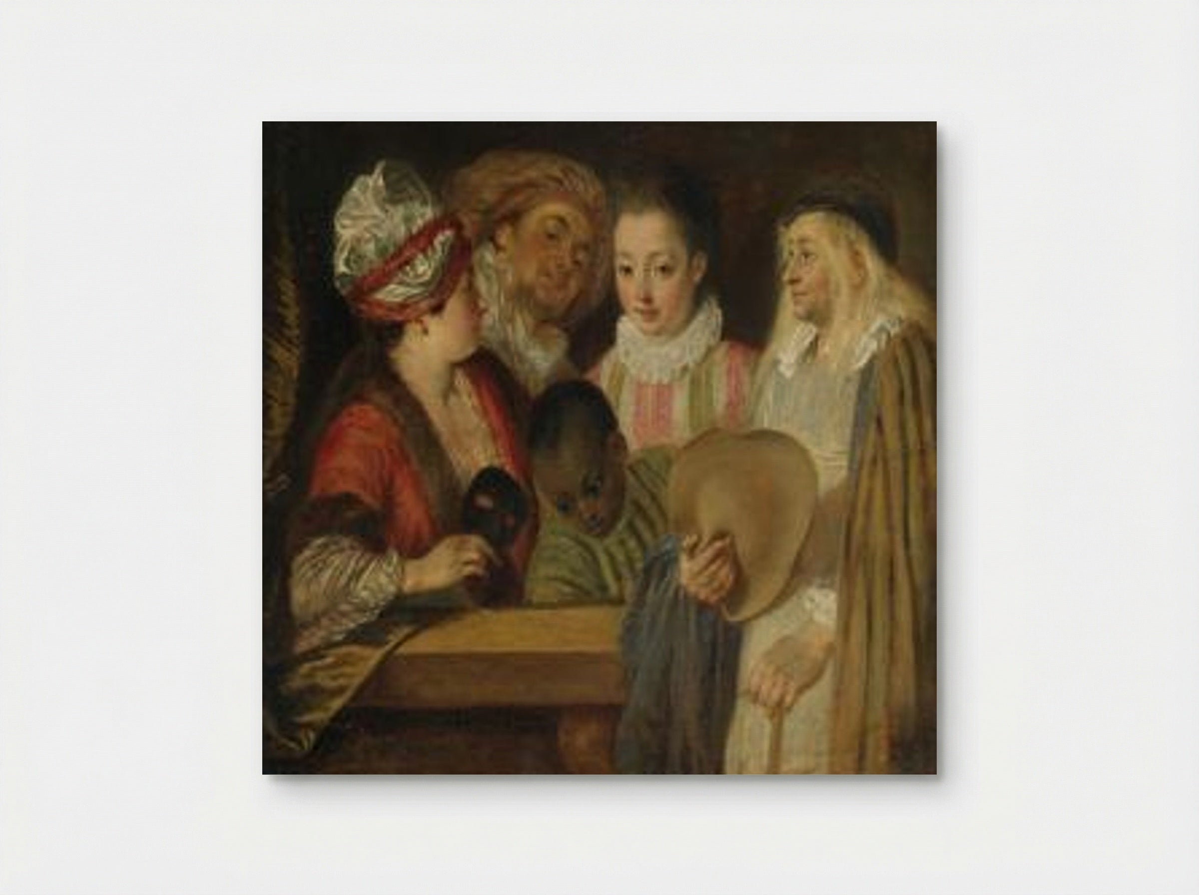Maskerade - Antoine Watteau - Poster