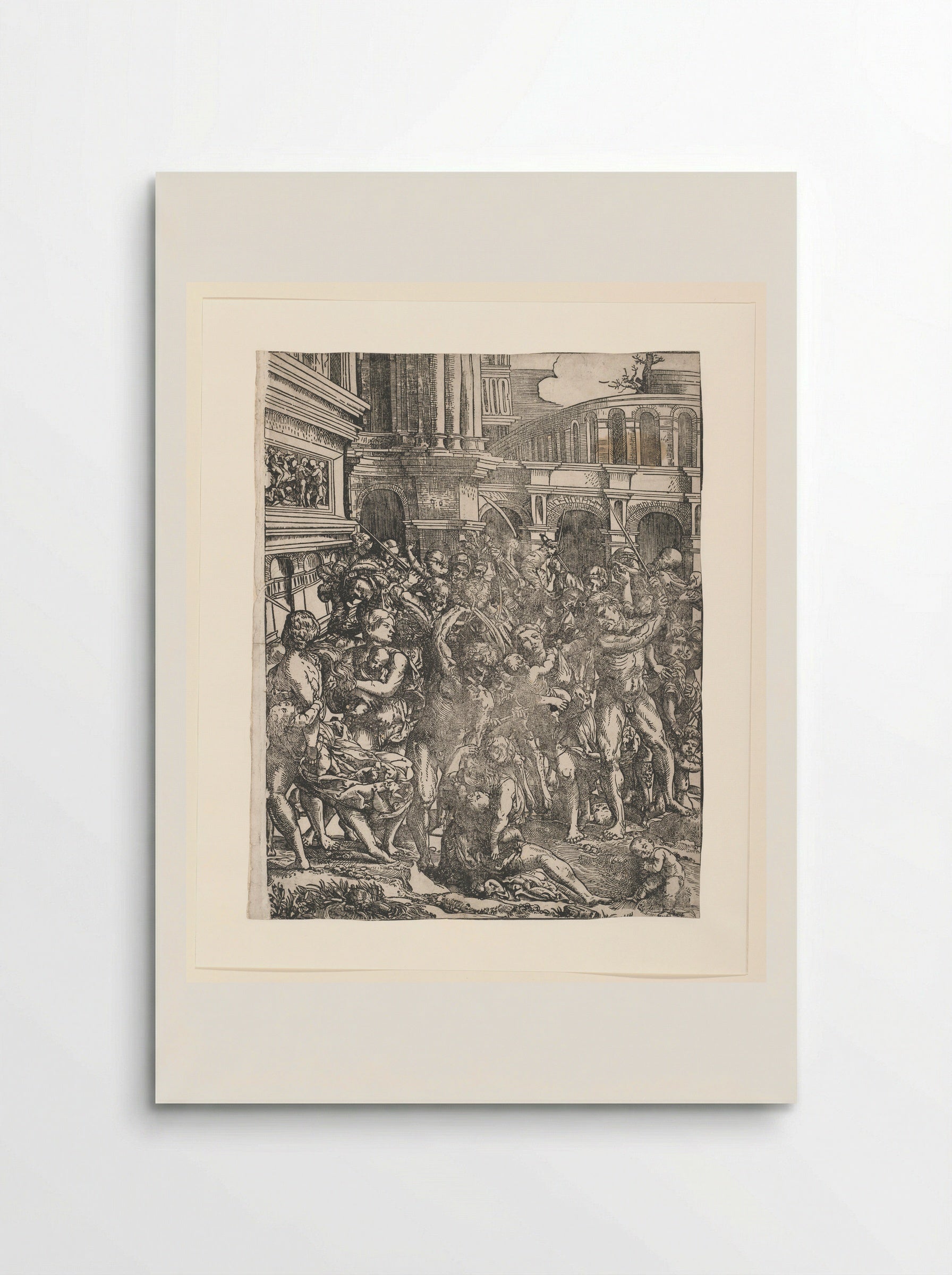 Massacre of the Innocents (Right Panel) - Domenico Campagnola - Poster