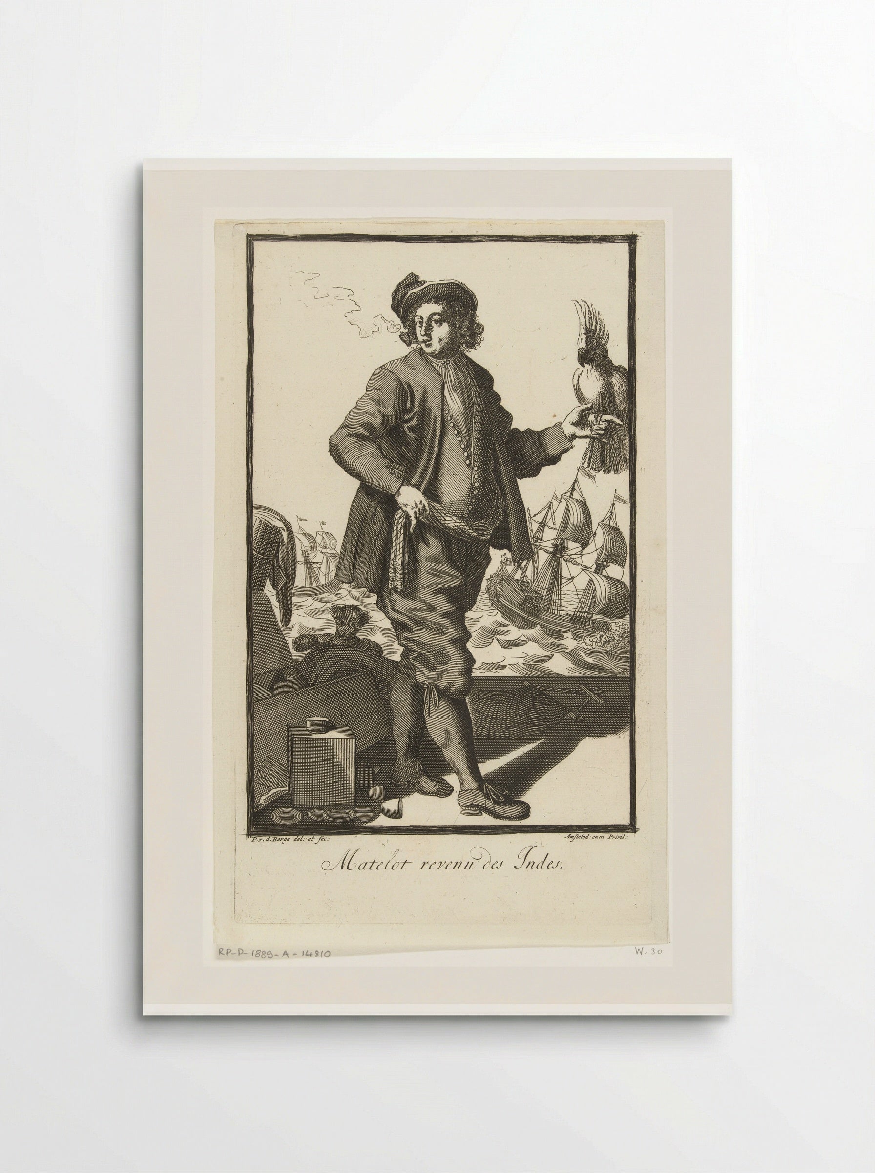 Matelot revenu des Indes - Pieter van den Berge - Poster