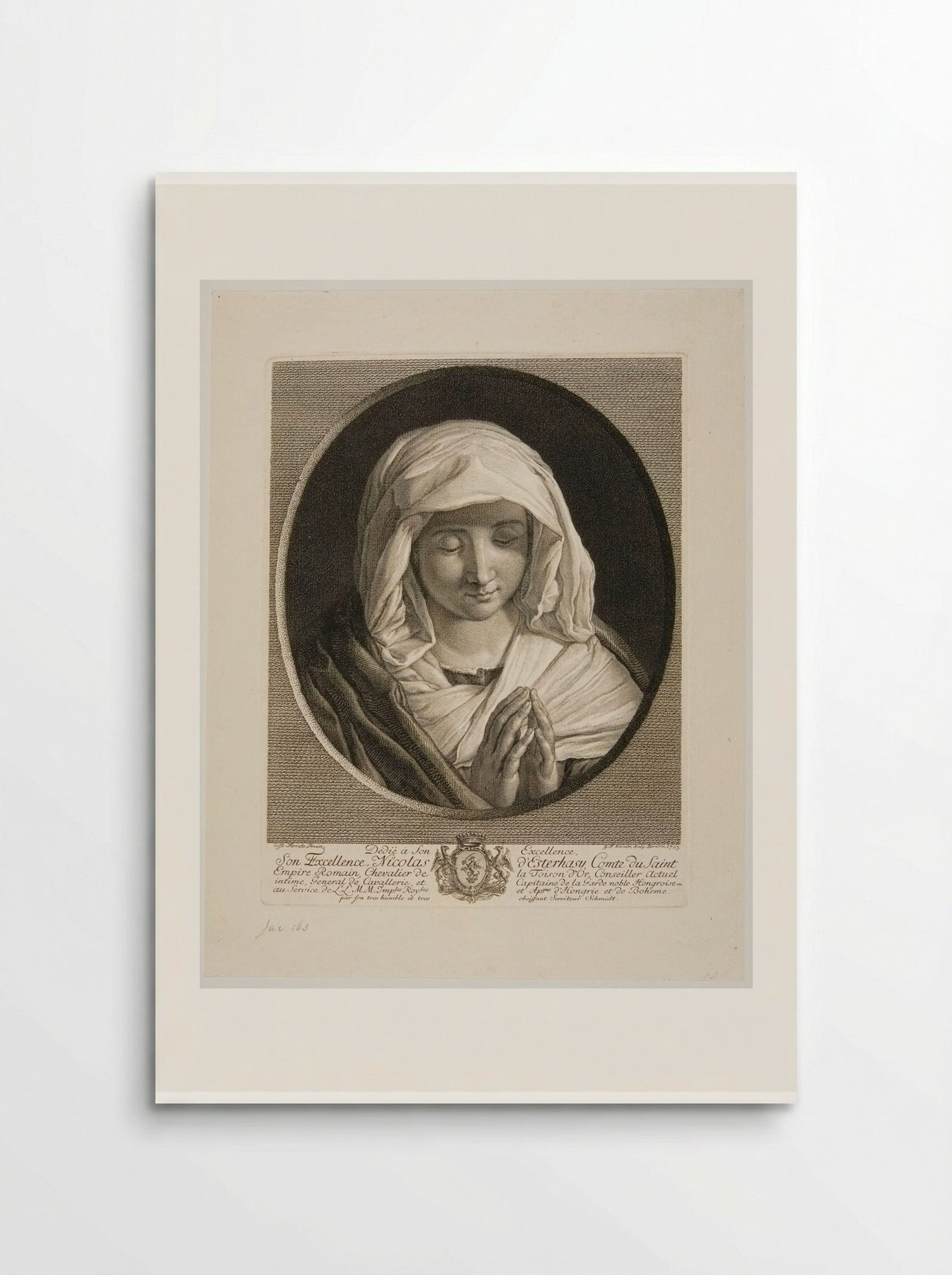 Mater Amabilis - Georg Friedrich Schmidt - Poster