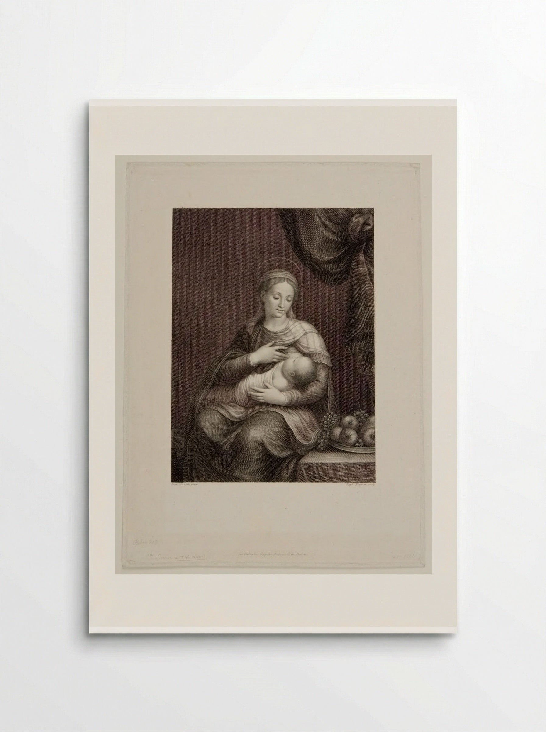 Mater Divinae Gratiae - Raphael Morghen - Poster
