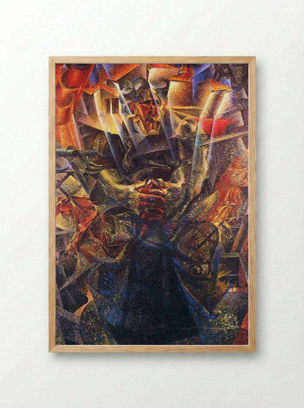 Materia - Umberto Boccioni - Framed Print Wood