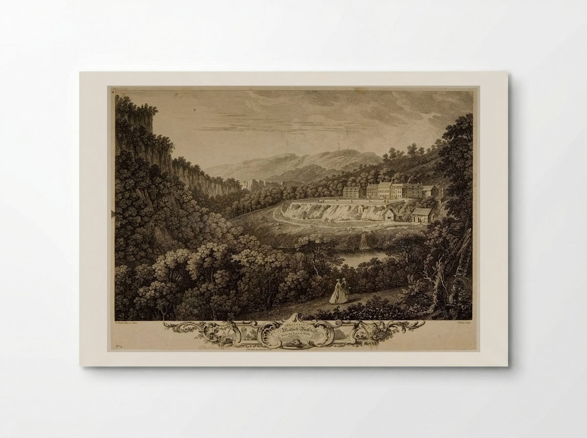 Matlock Bath, a View in the Peak - François Vivares - Poster