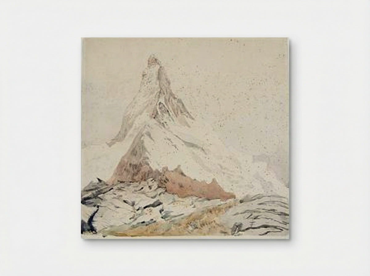 Matterhorn - John Ruskin - Poster