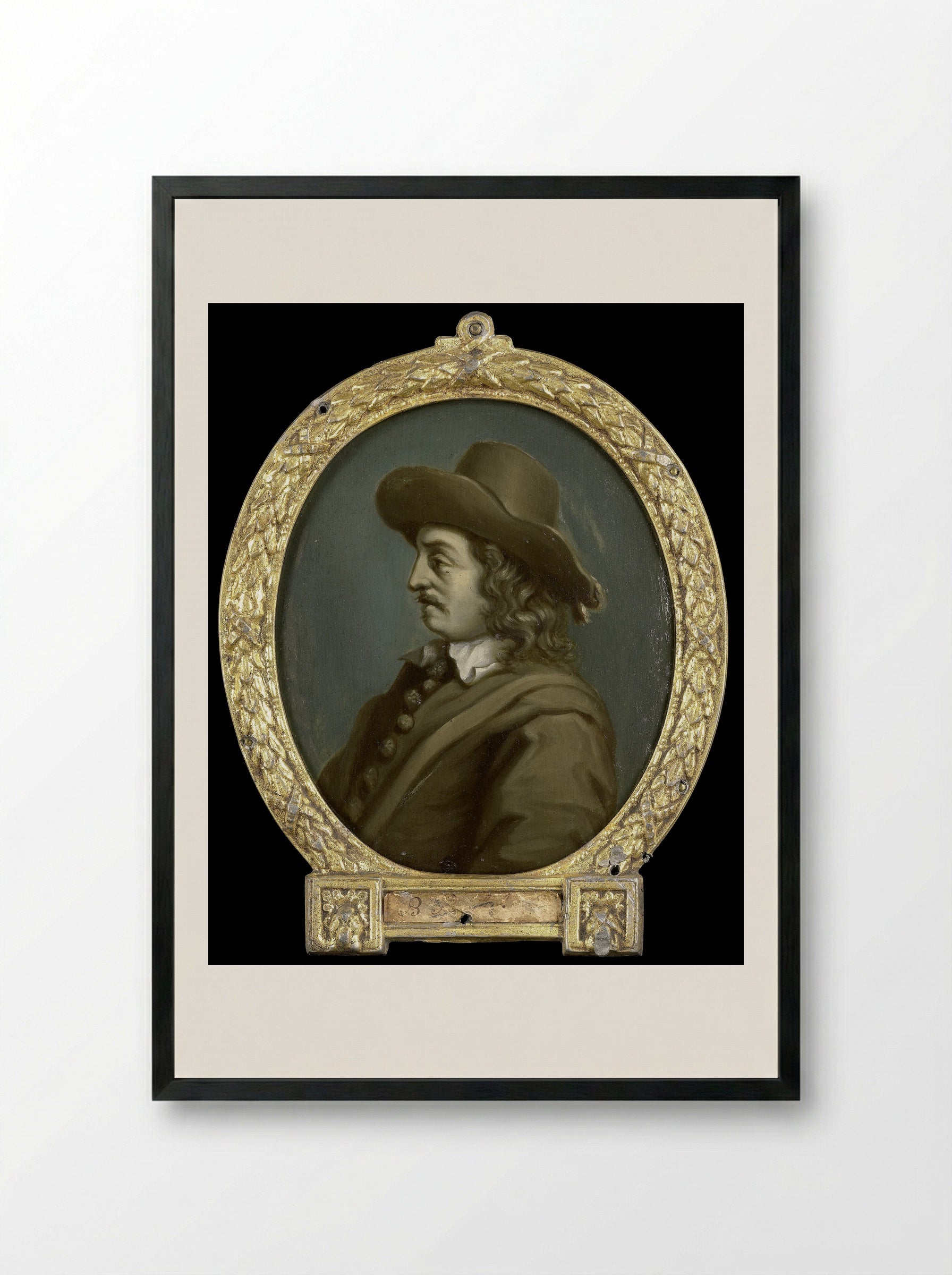 Matthijs van de Merwede, heer van Clootwijck - Arnoud van Halen - Framed Print Black