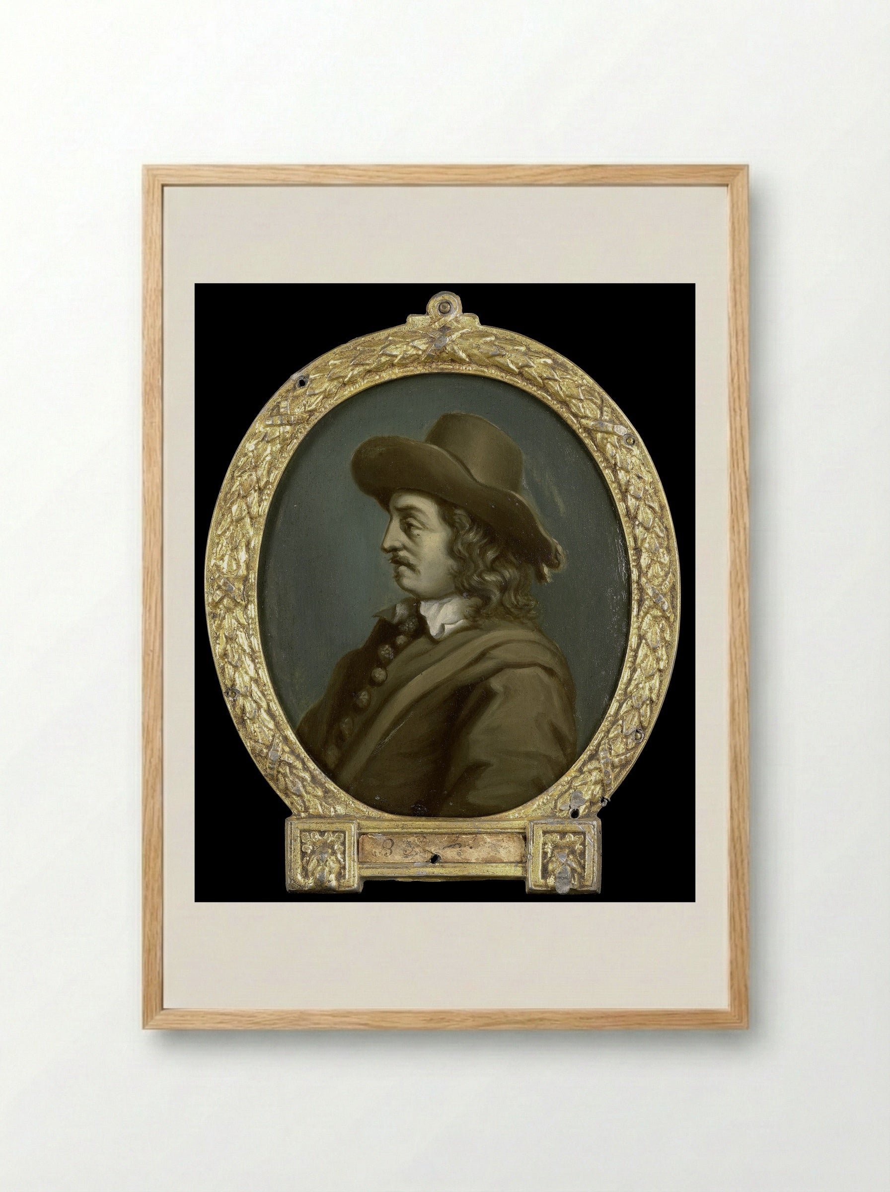 Matthijs van de Merwede, heer van Clootwijck - Arnoud van Halen - Framed Print Wood