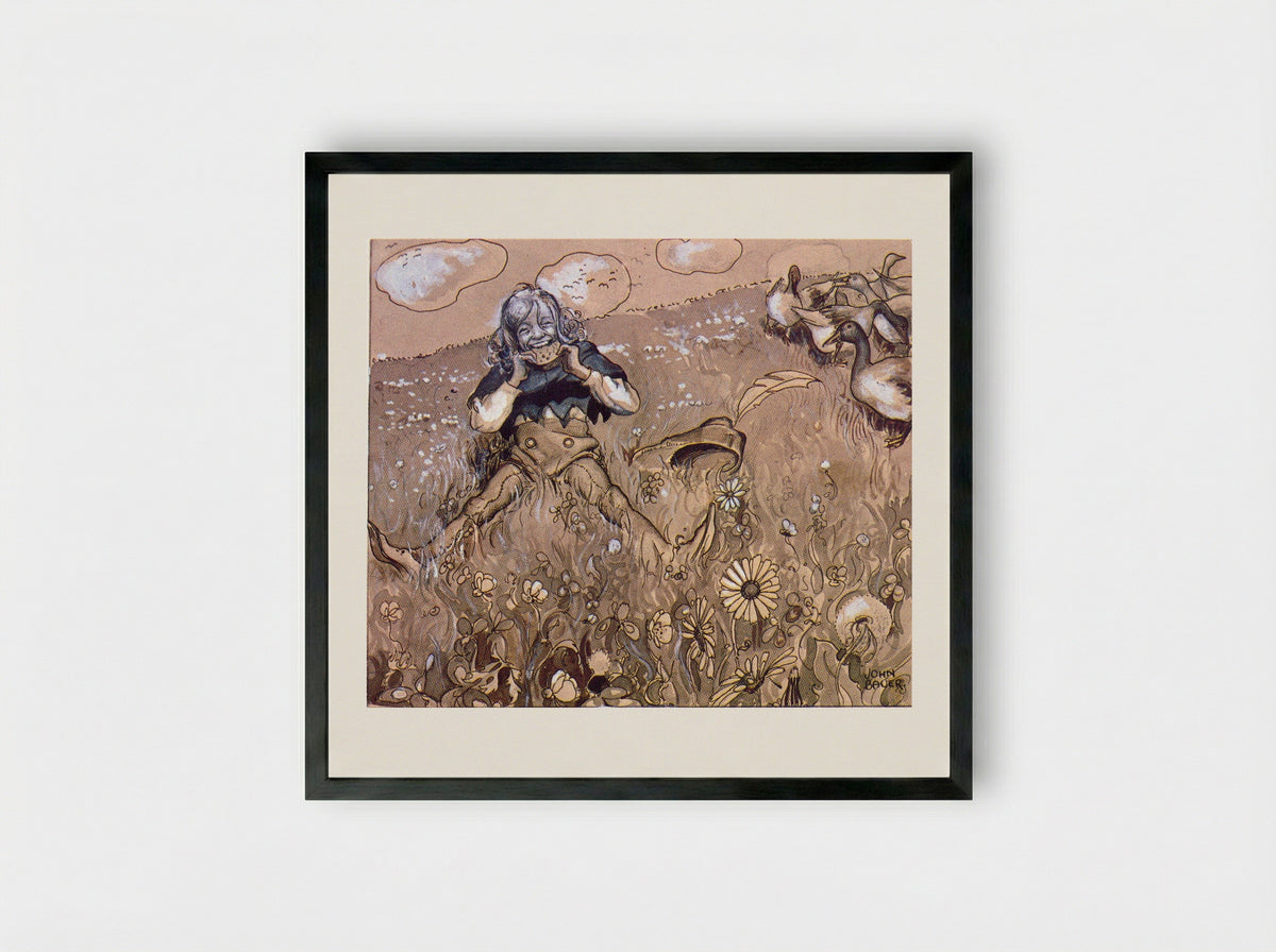 Matts - John Bauer - Framed Print Black