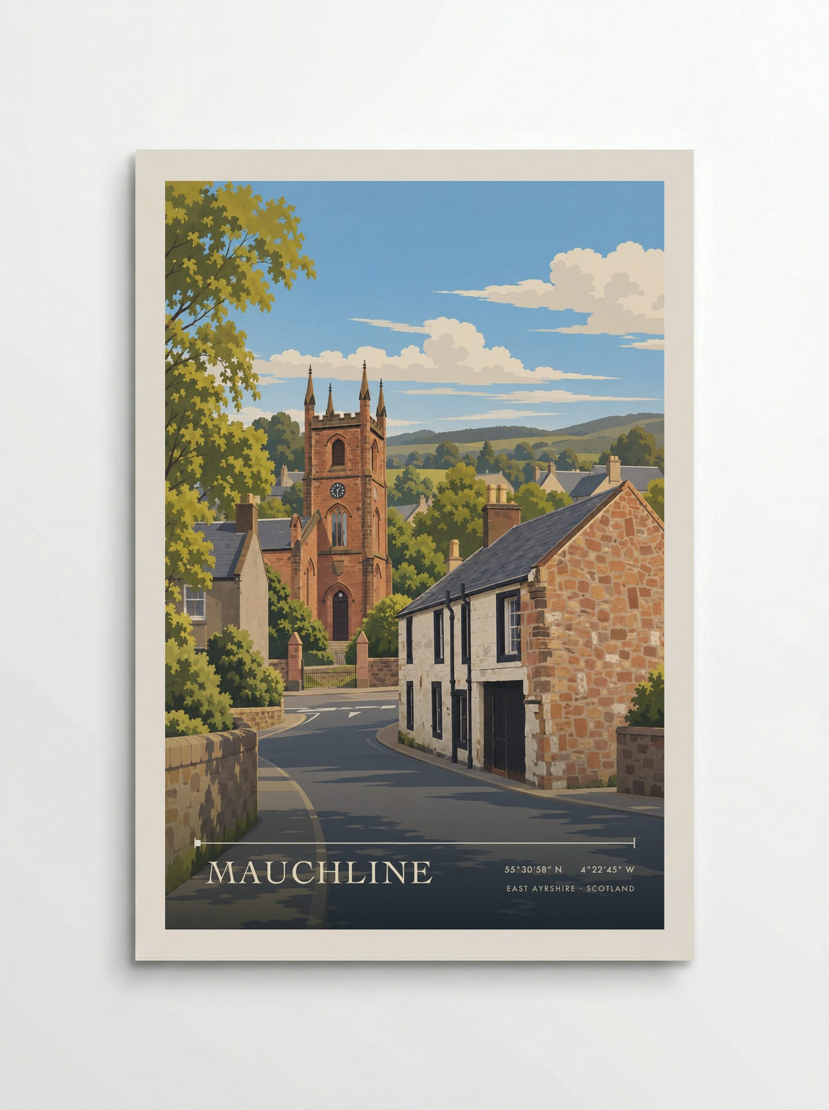 Mauchline, East Ayrshire | Travel Poster - Poster