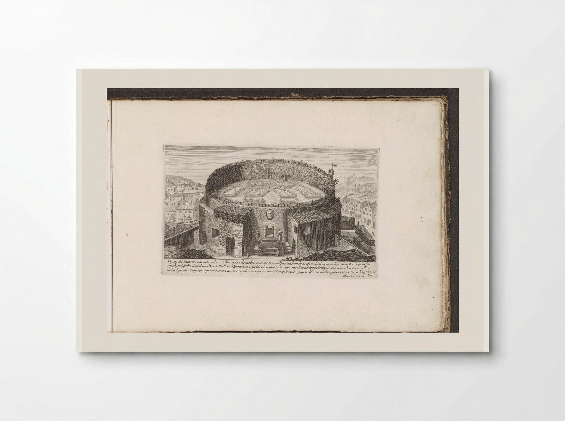 Mausoleum of Augustus - Giovanni Giacomo de' Rossi - Poster
