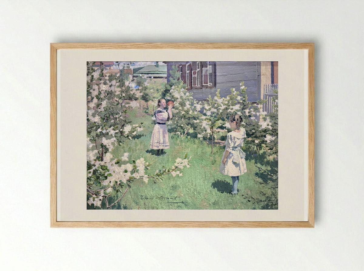 May Flowers - Victor Borisov-Musatov - Framed Print Wood