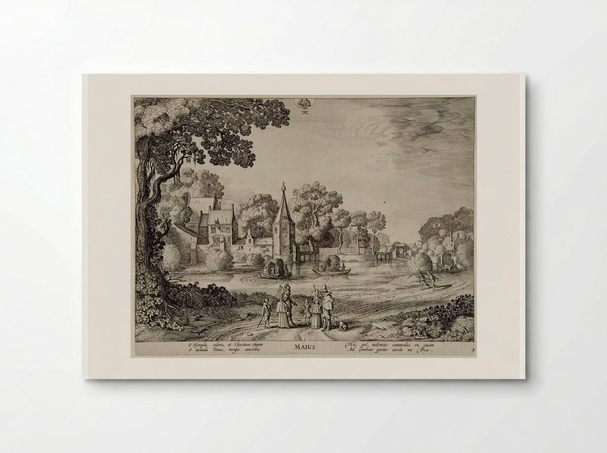 May (Maius) - Jan van de Velde II - Poster