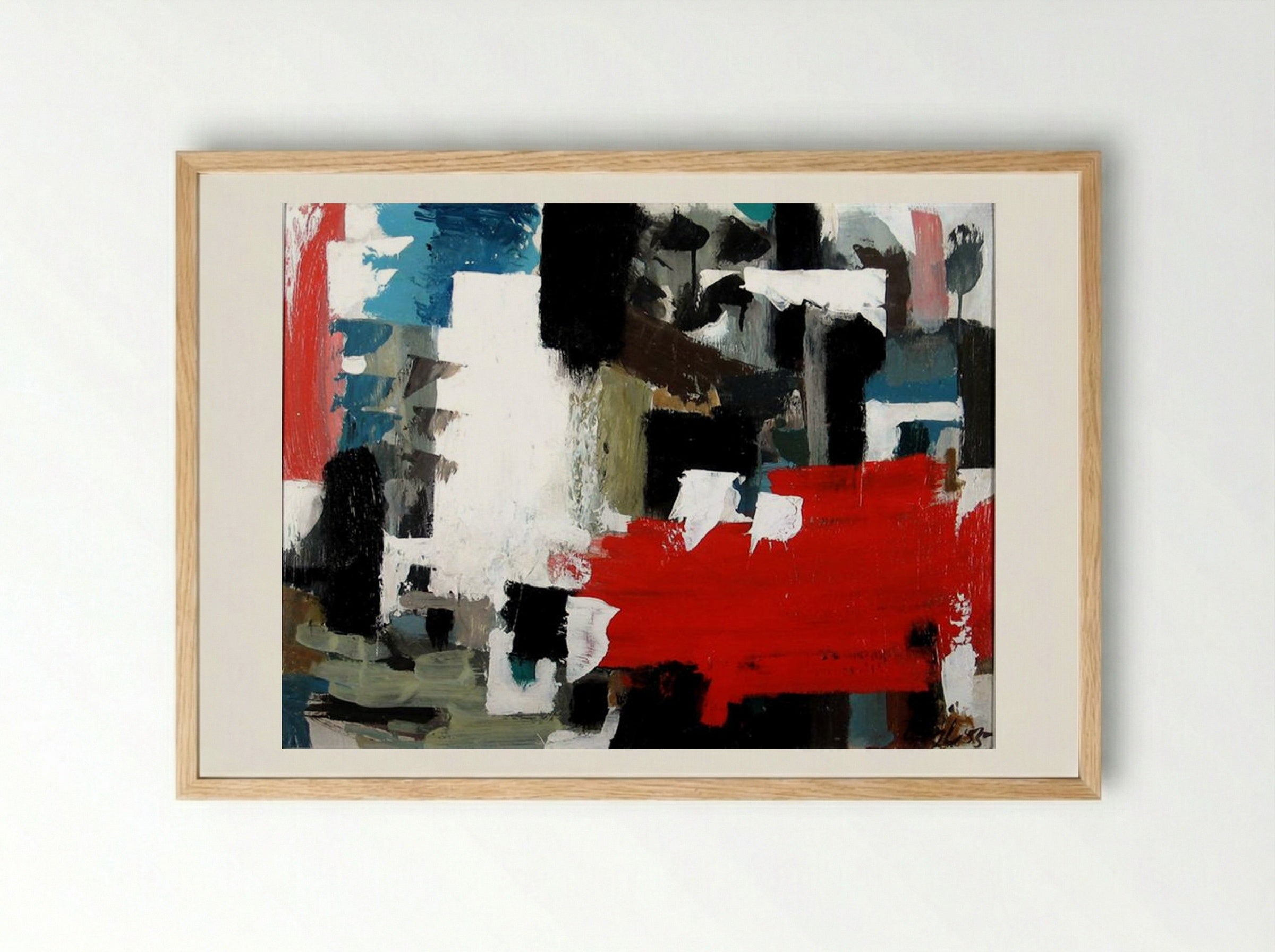 May - Jack Bush - Framed Print Wood