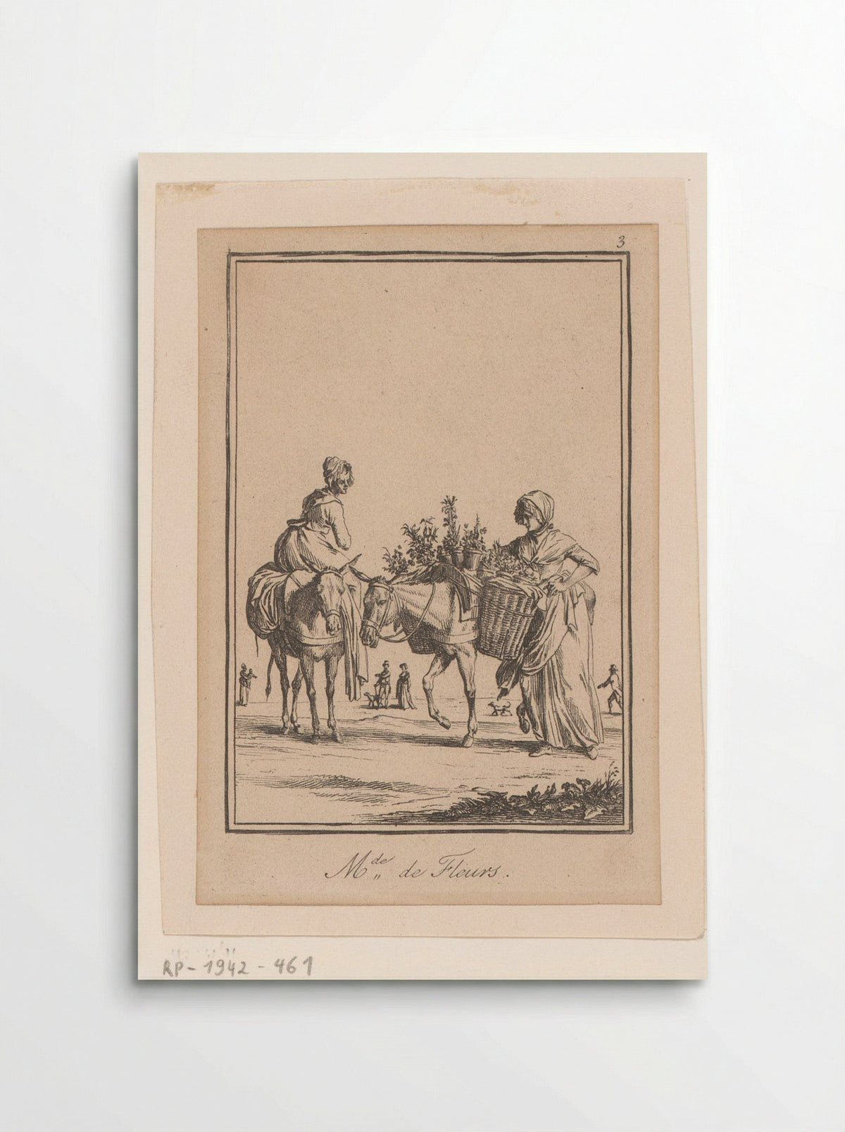 Mde de Fleurs - Jean Duplessis-Bertaux - Poster