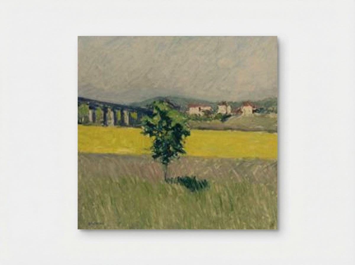 Meadow Bridge at Argenteuil - Gustave Caillebotte - Poster