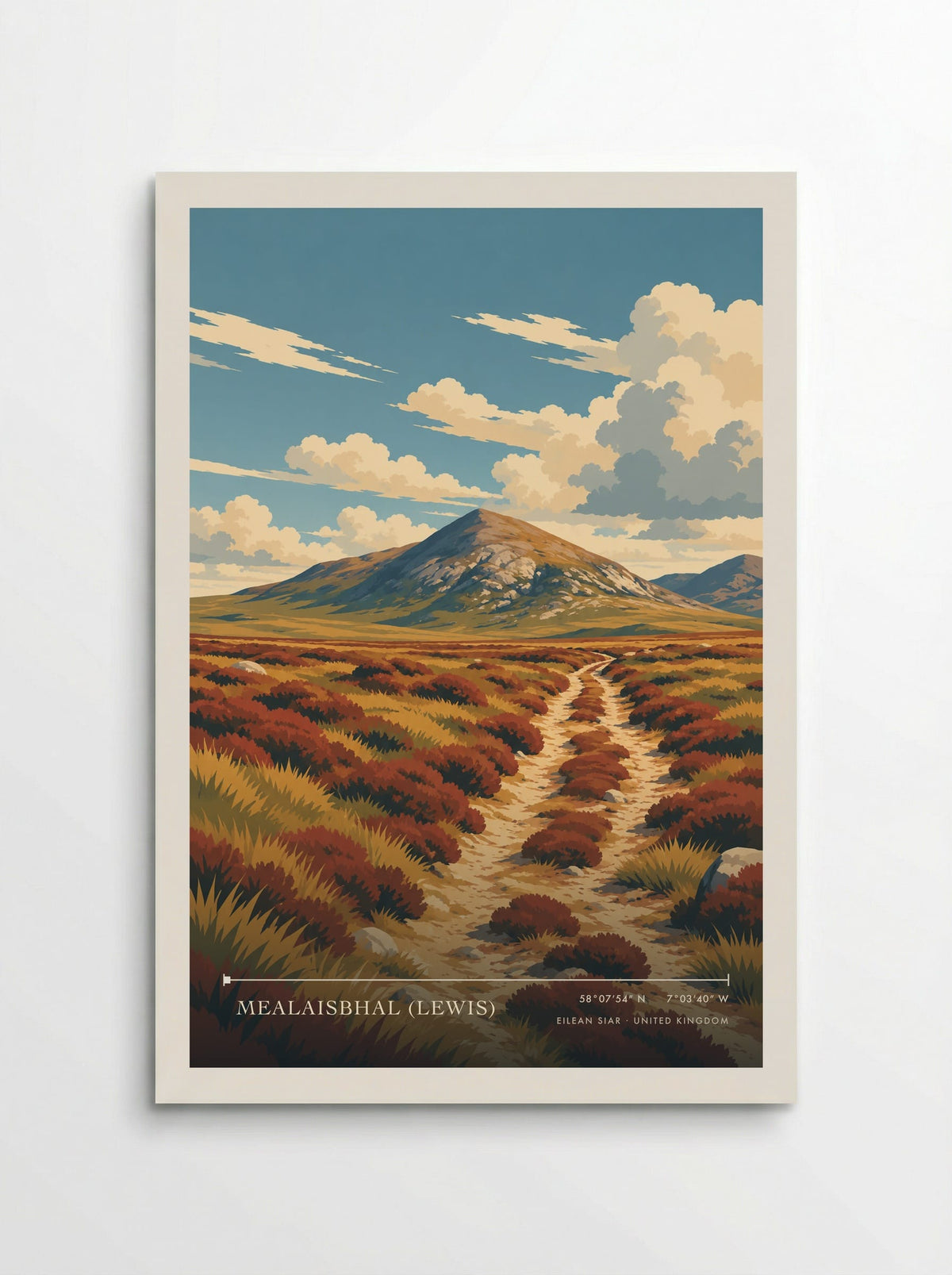 Mealaisbhal (Lewis), Eilean Siar | Travel Poster - Poster