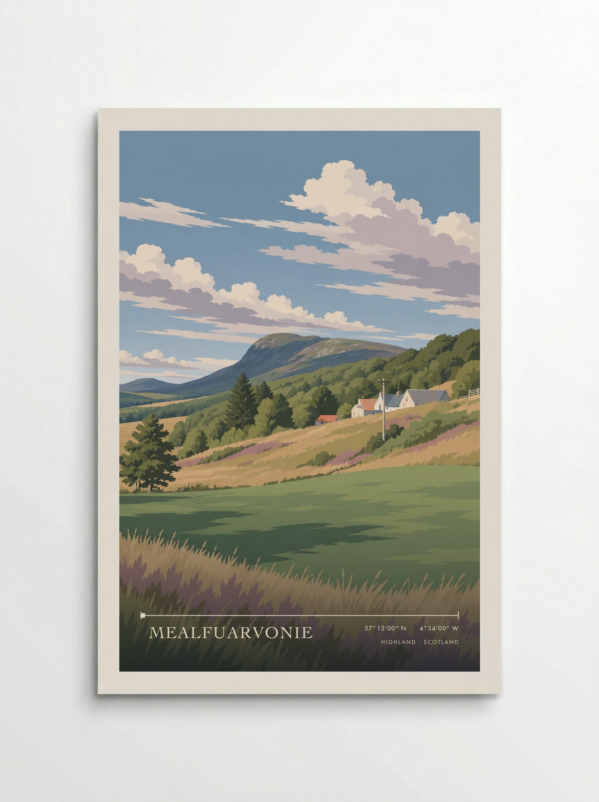 Mealfuarvonie, Highland | Travel Poster - Poster