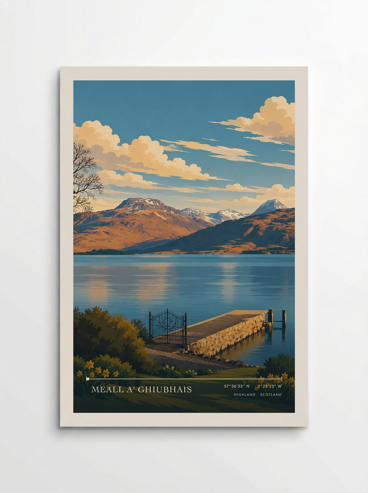 Meall a' Ghiubhais, Highland | Travel Poster - Poster