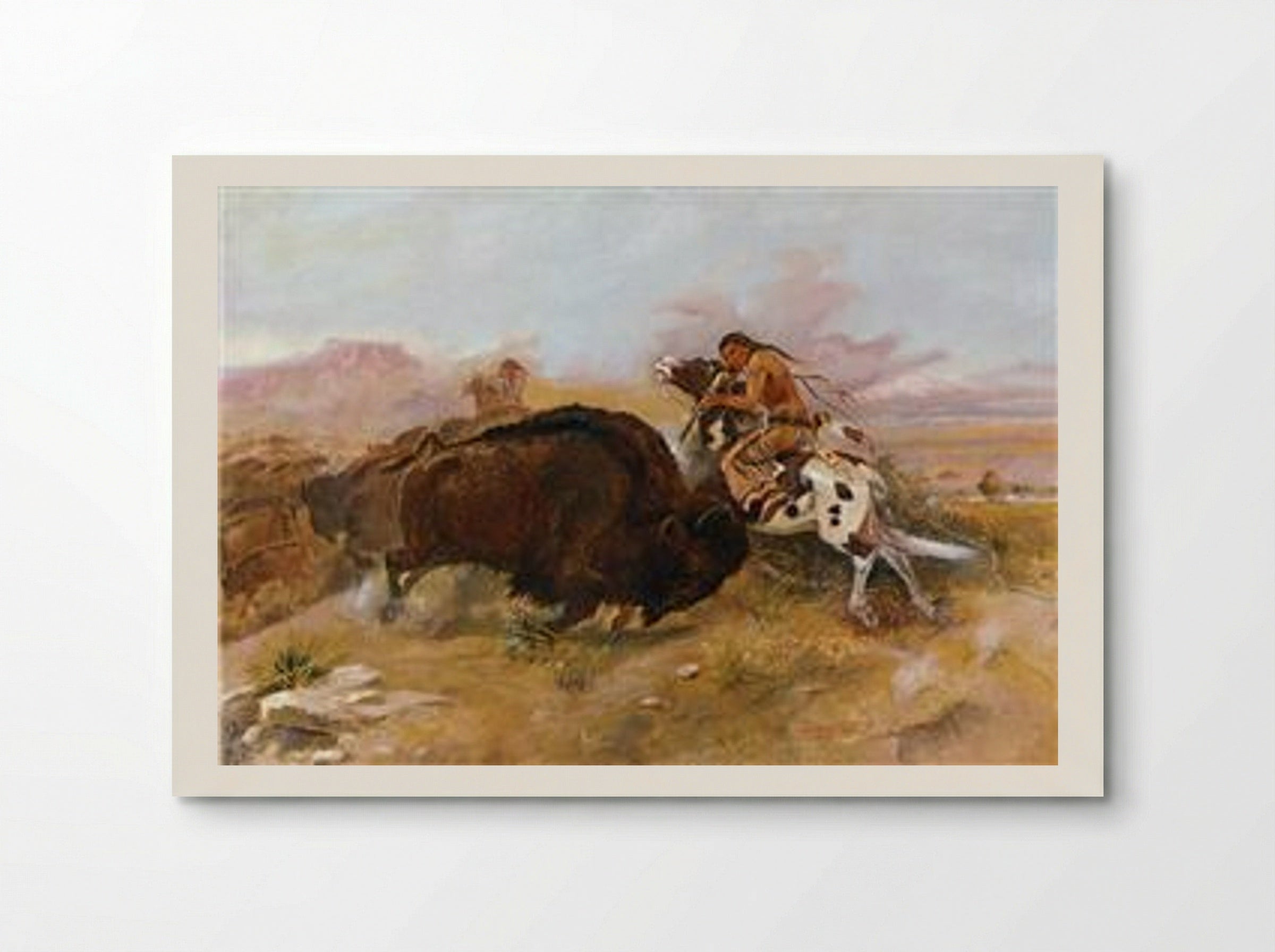 Meat for the Tribe - Charles M. Russell - Poster