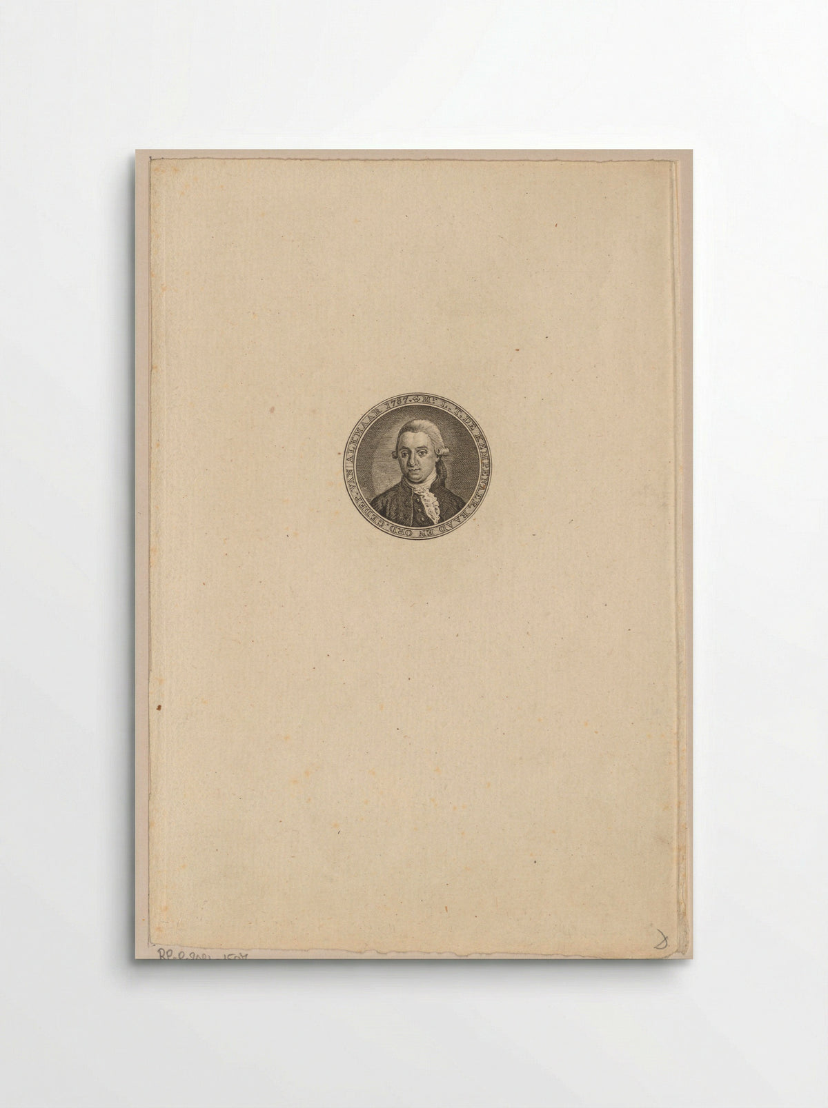 Medaille met het portret van Ludevicus Timon de Kempenaer - Abraham Hulk - Poster
