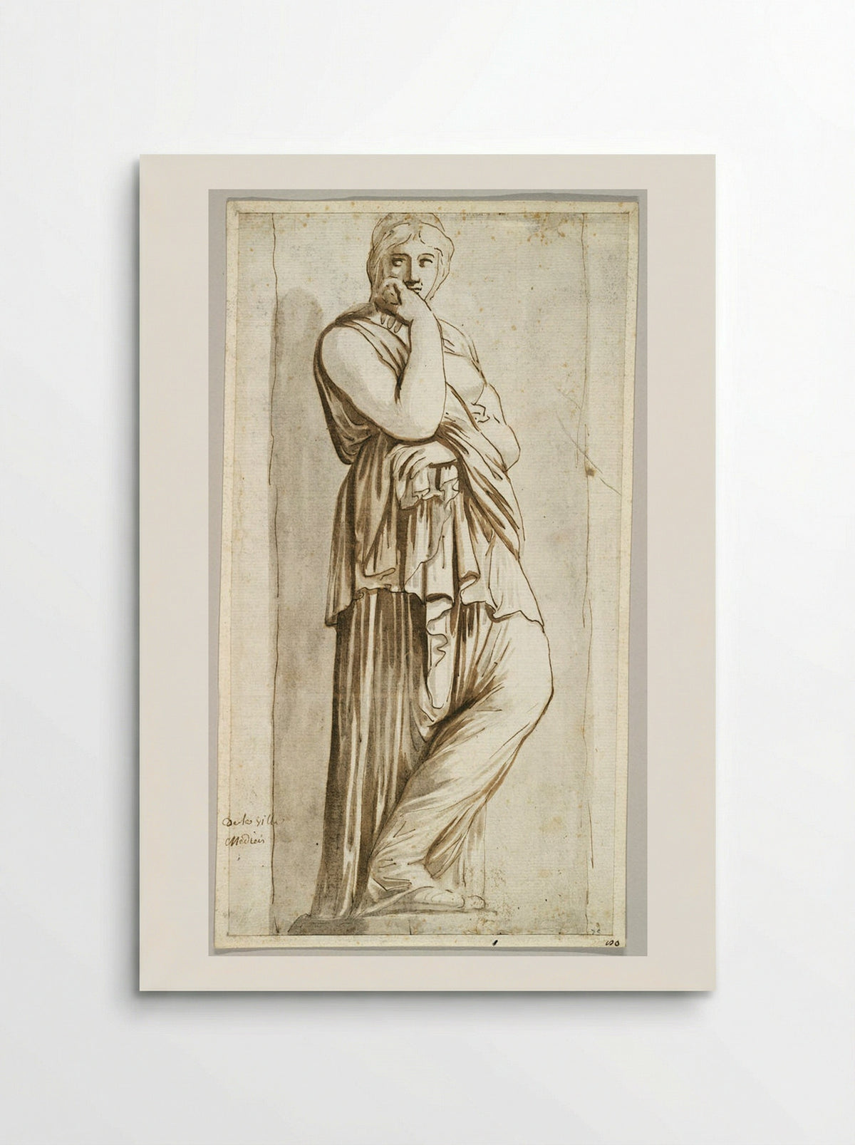 Medici Thusnelda (Study after the Antique) - Augustin Pajou - Poster