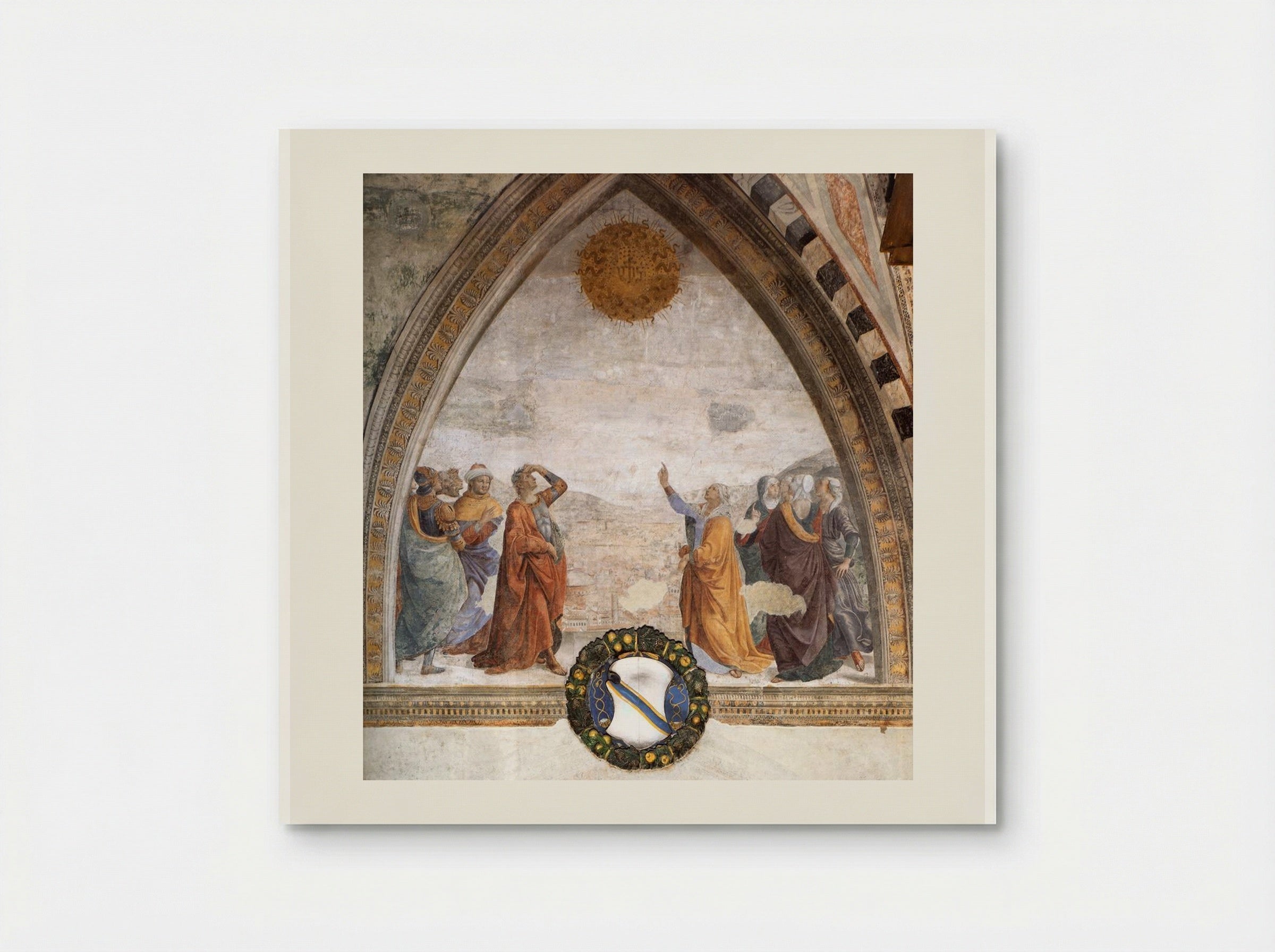 Meeting of Augustus and the Sibyl - Domenico Ghirlandaio - Poster