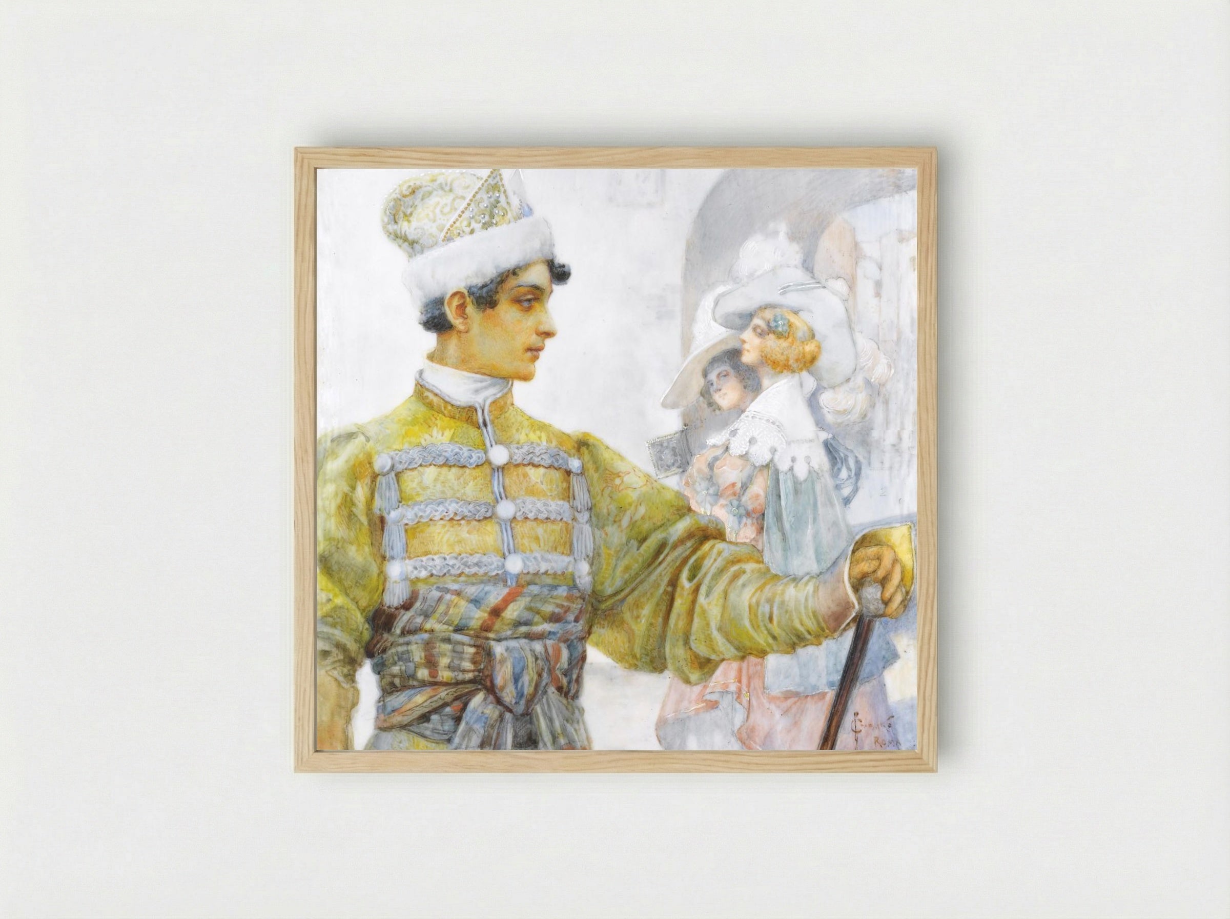 Meeting - Sergey Solomko - Framed Print Wood