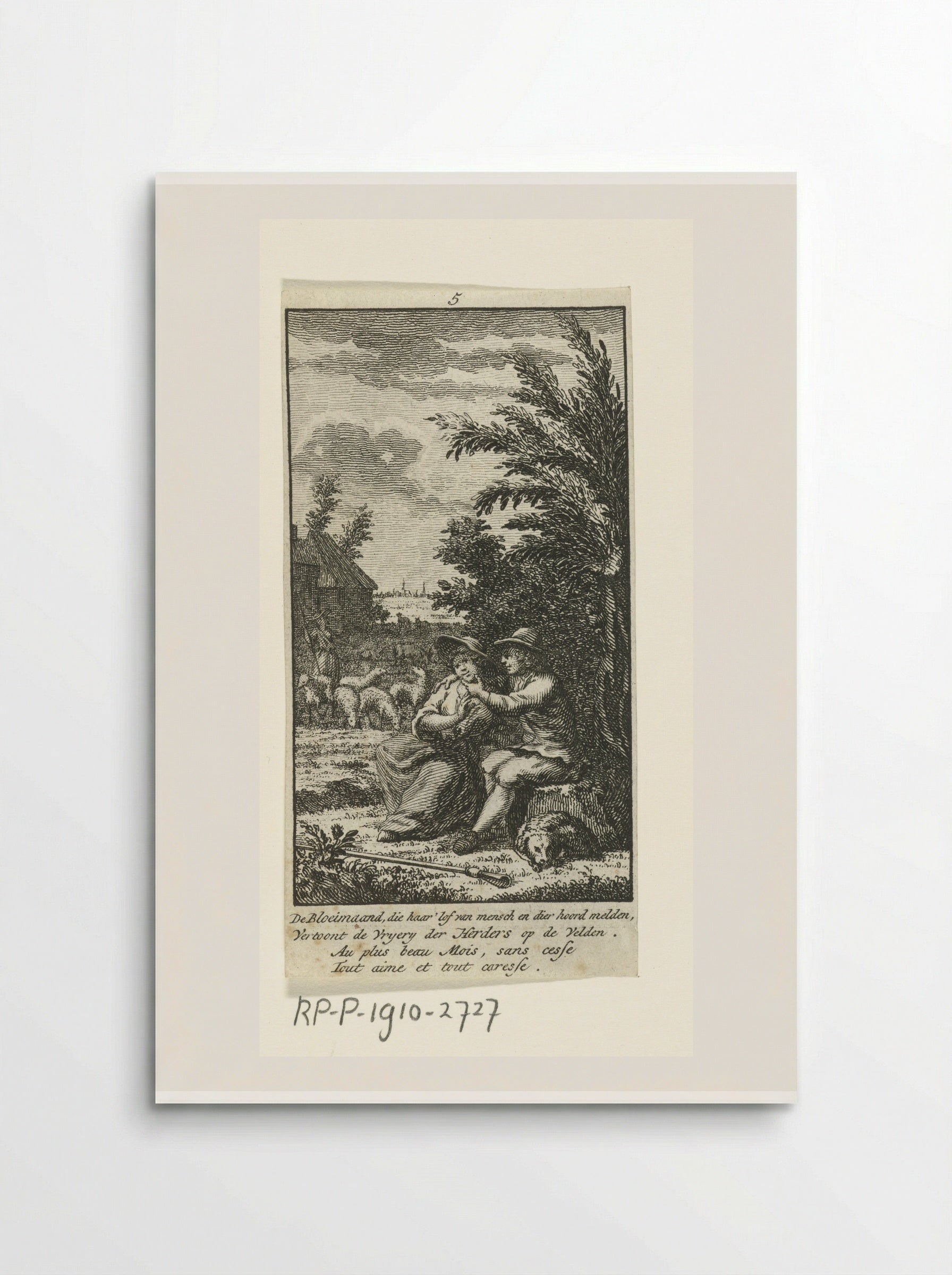 Mei: minnend paar - Jan Caspar Philips - Poster