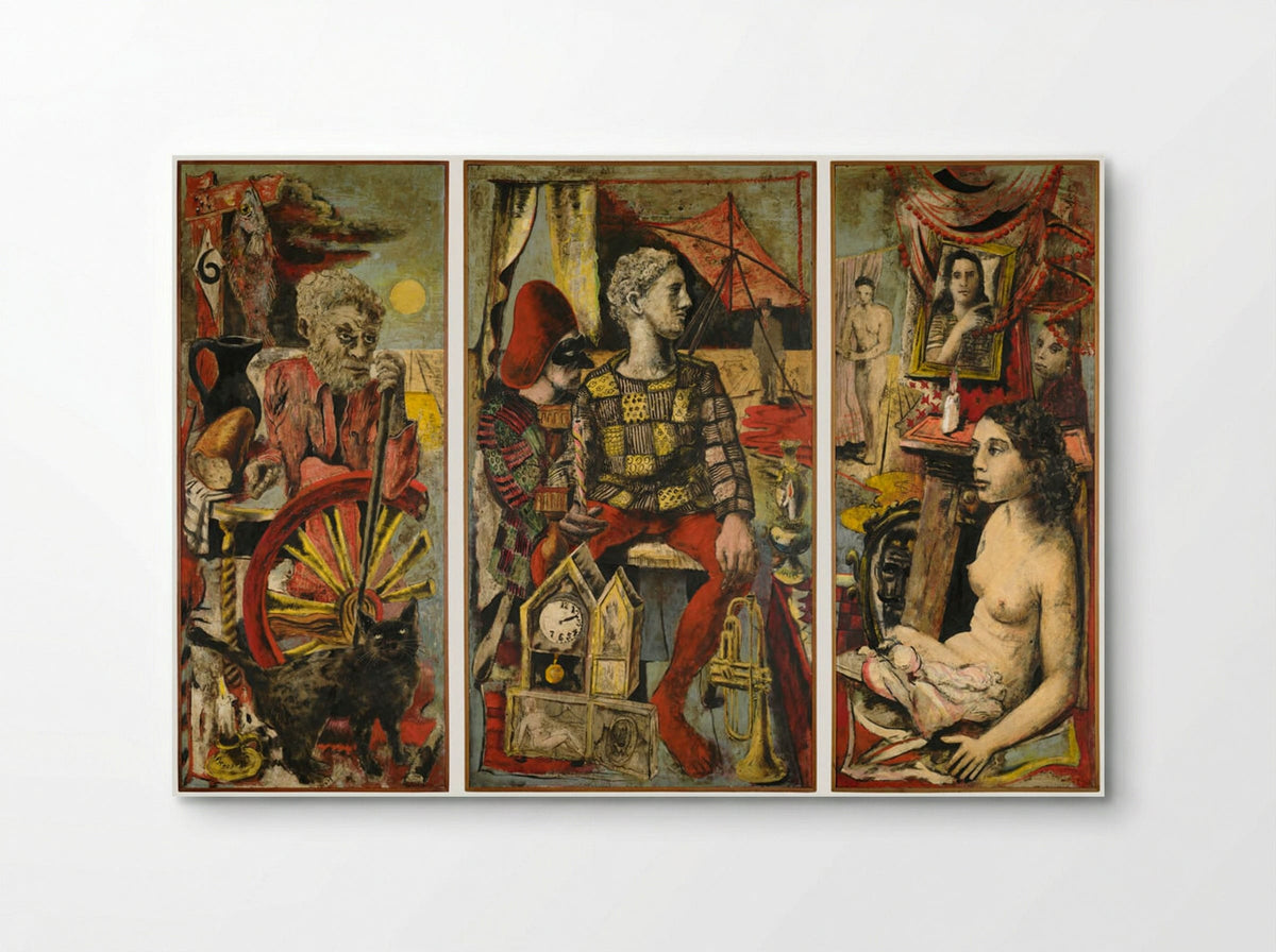 Melancholia (triptych) - Karl Zerbe - Poster