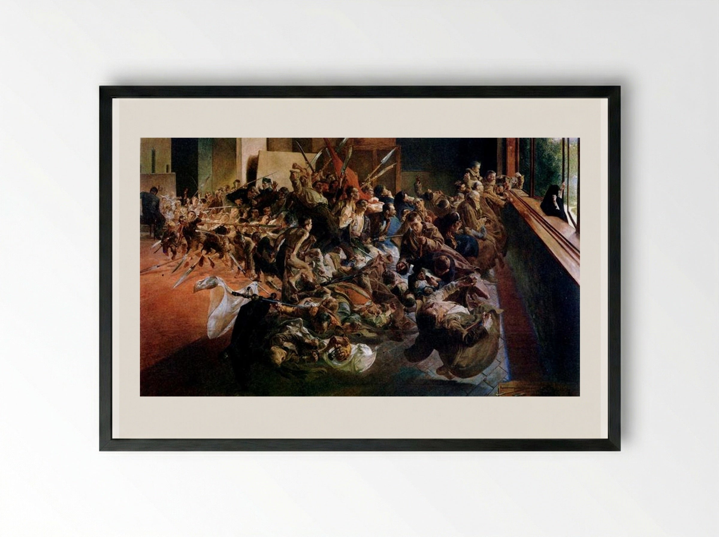 Melancholia - Jacek Malczewski - Framed Print Black