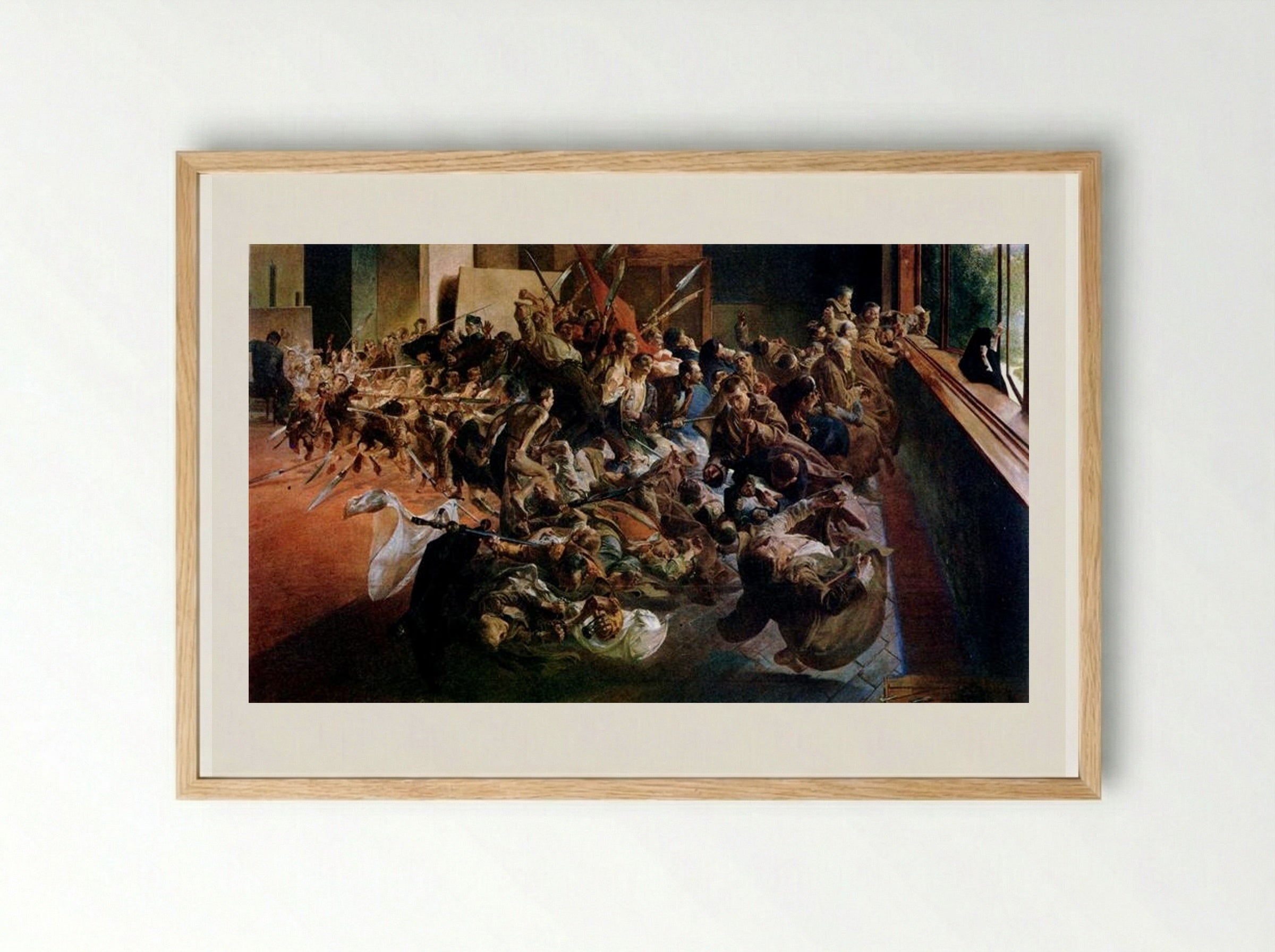 Melancholia - Jacek Malczewski - Framed Print Wood