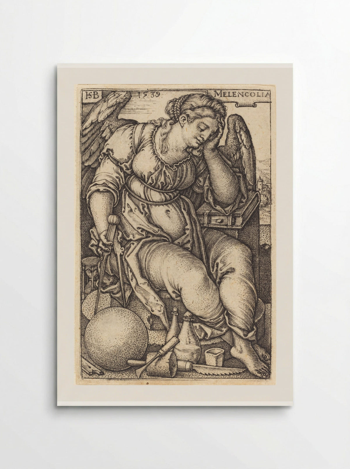 Melencolia - Sebald Beham - Poster
