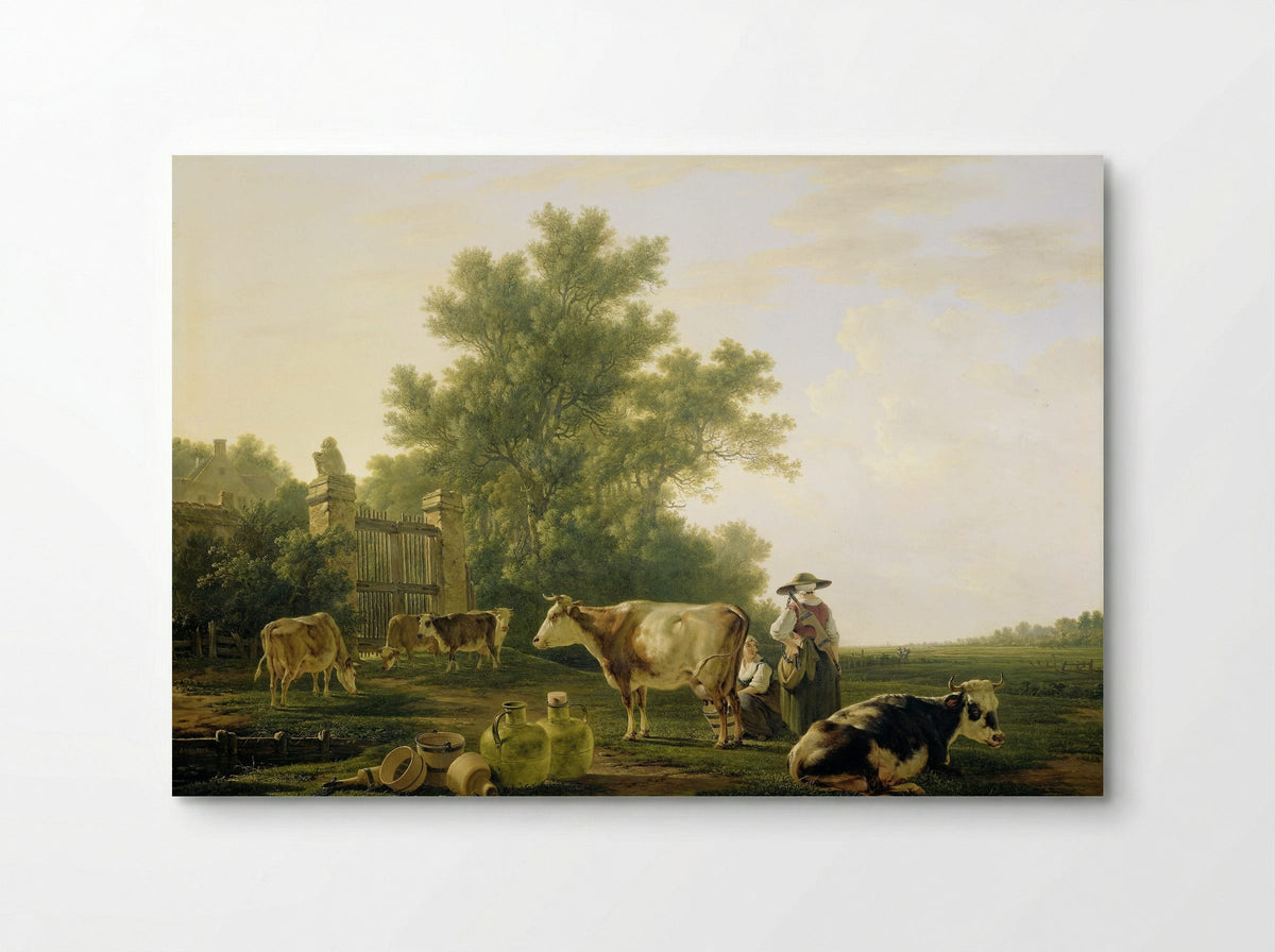 Melktijd (Milking Time) - Jacob van Strij - Poster