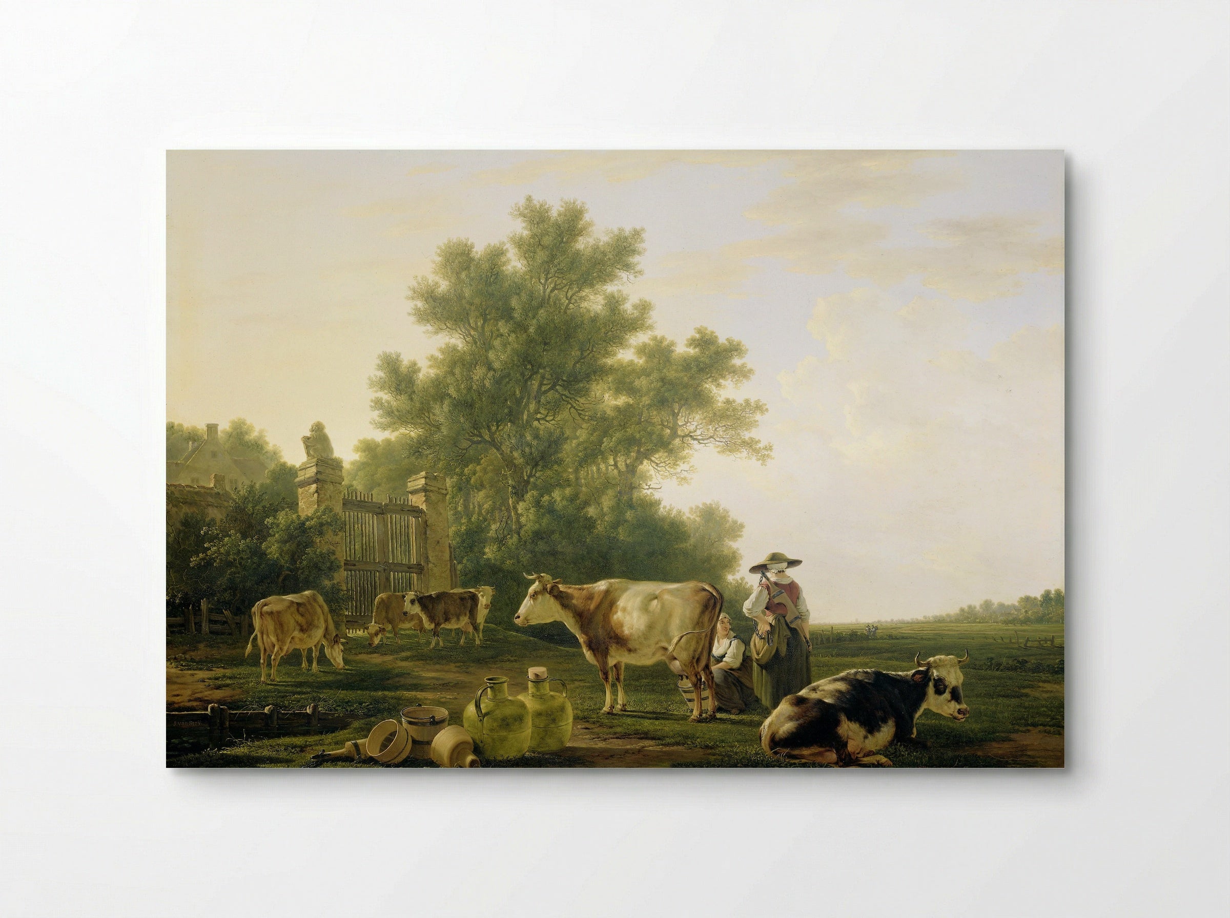 Melktijd (Milking Time) - Jacob van Strij - Poster