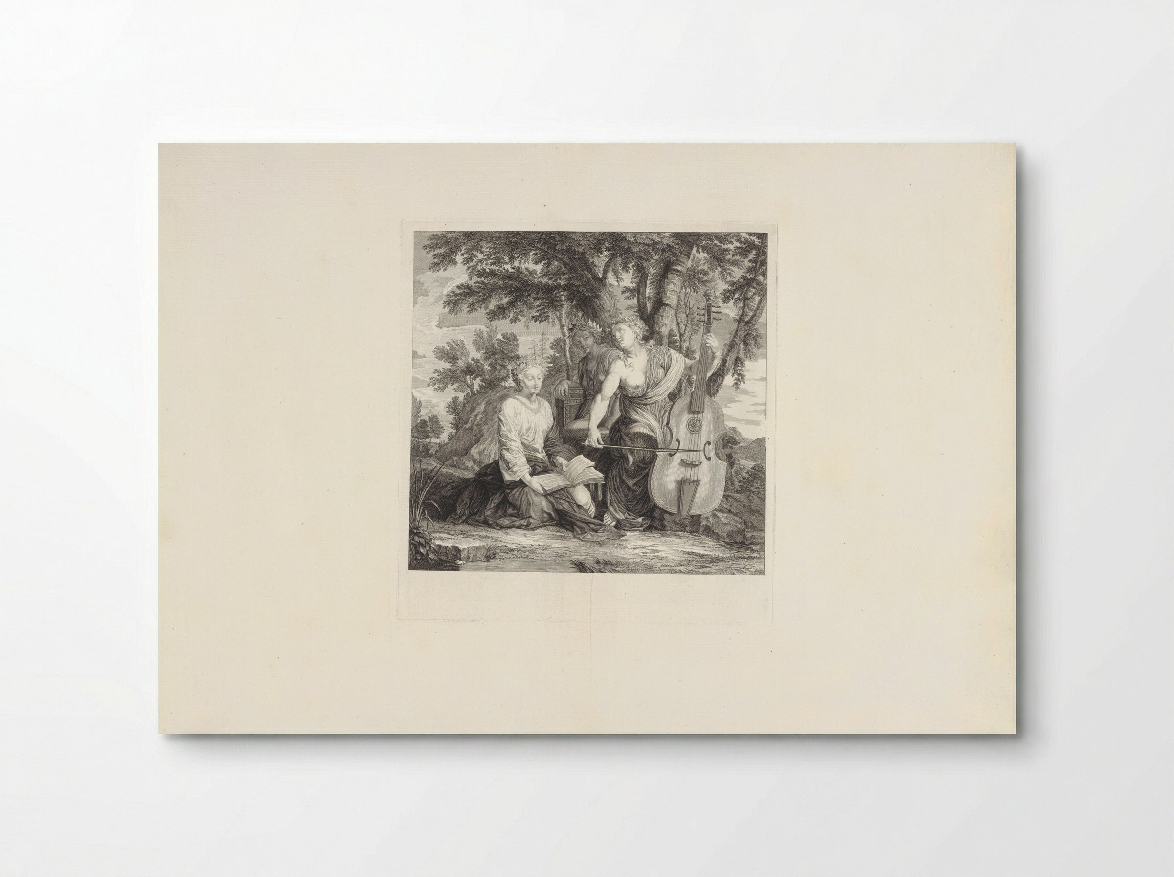 Melpomene, Erato and Polyhymnia - Eustache Le Sueur - Poster
