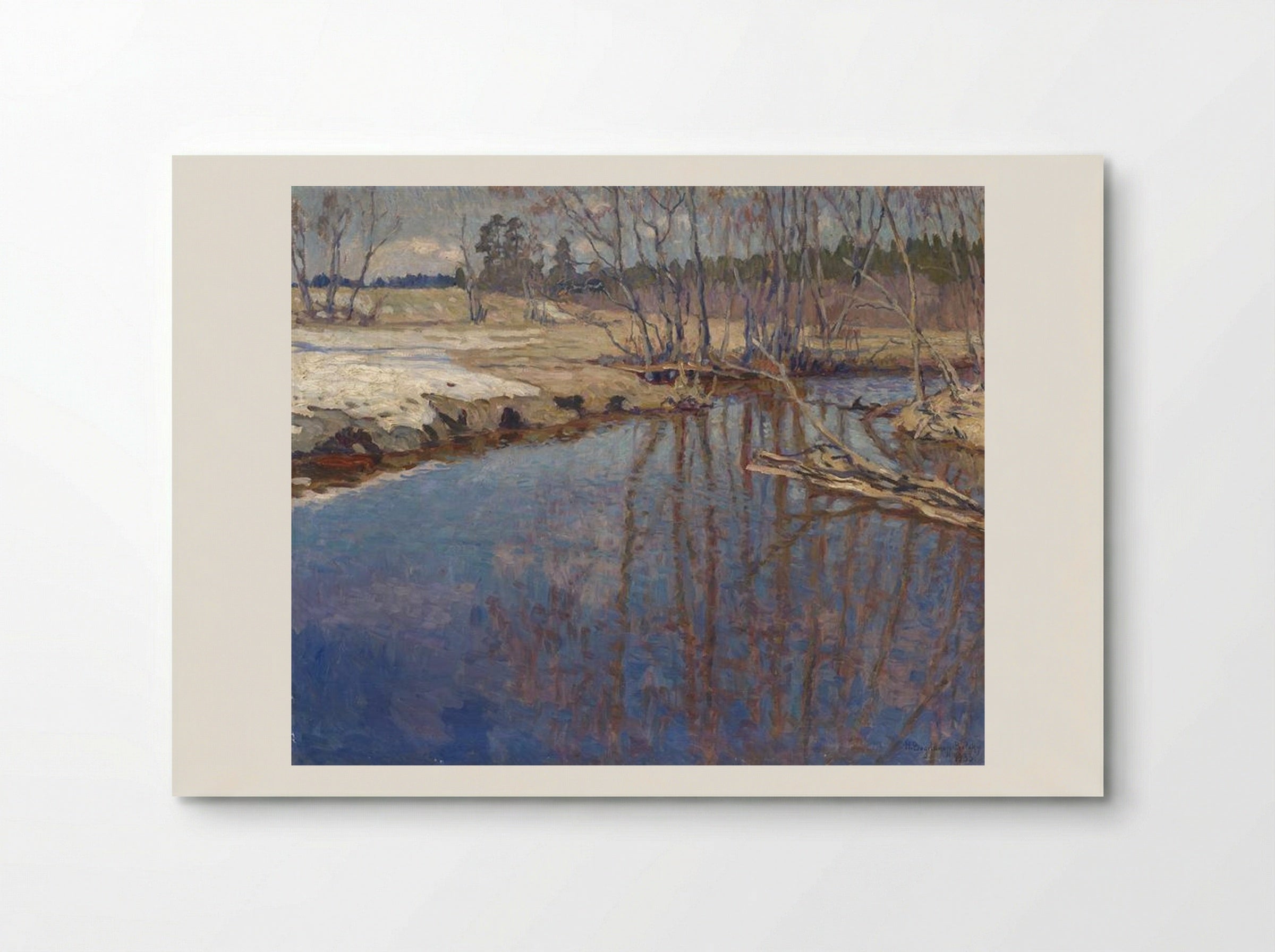 Melted Water - Nikolay Bogdanov-Belsky - Poster