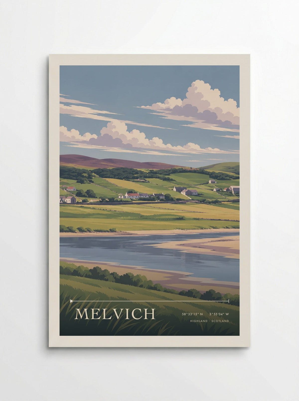 Melvich, Highland | Travel Poster - Poster