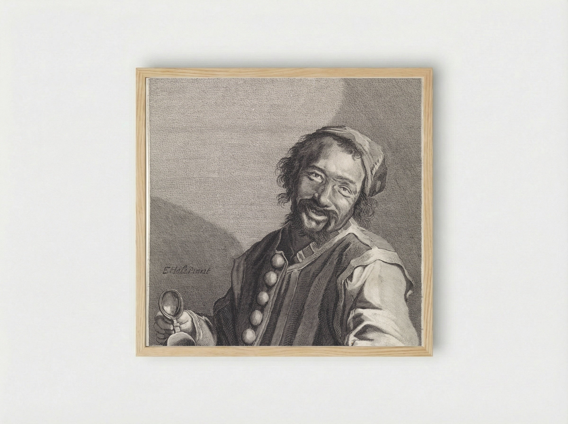 Meneer Peeckelhaering - Jonas Suyderhoef - Framed Print Wood