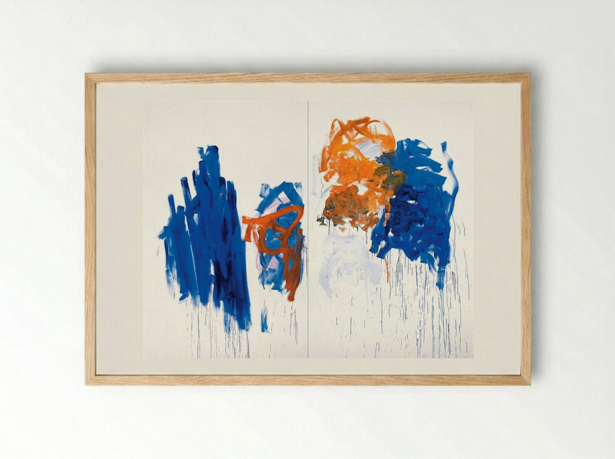 Merci - Joan Mitchell - Framed Print Wood