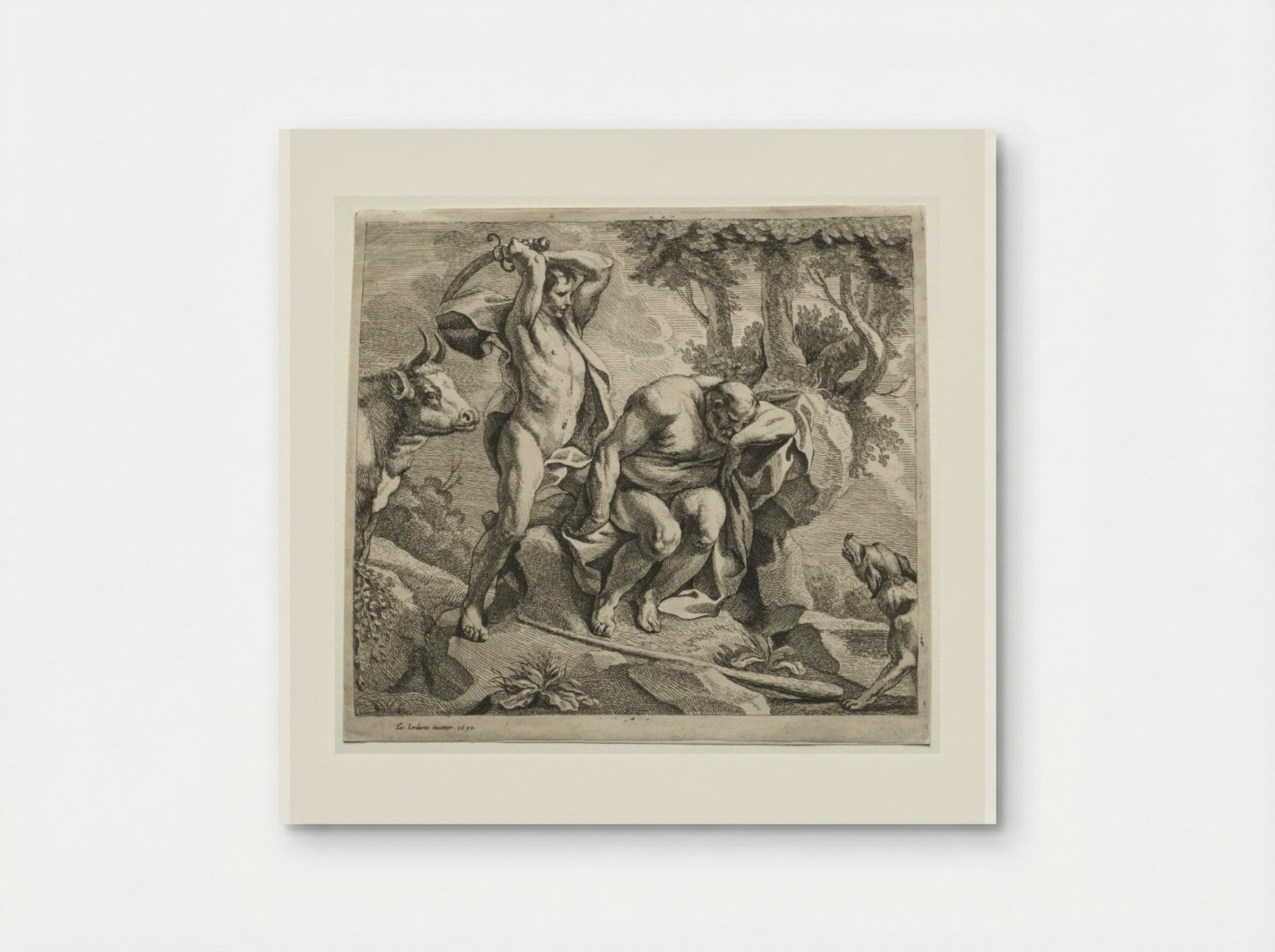 Mercury Killing Argus - Jacob Jordaens - Poster