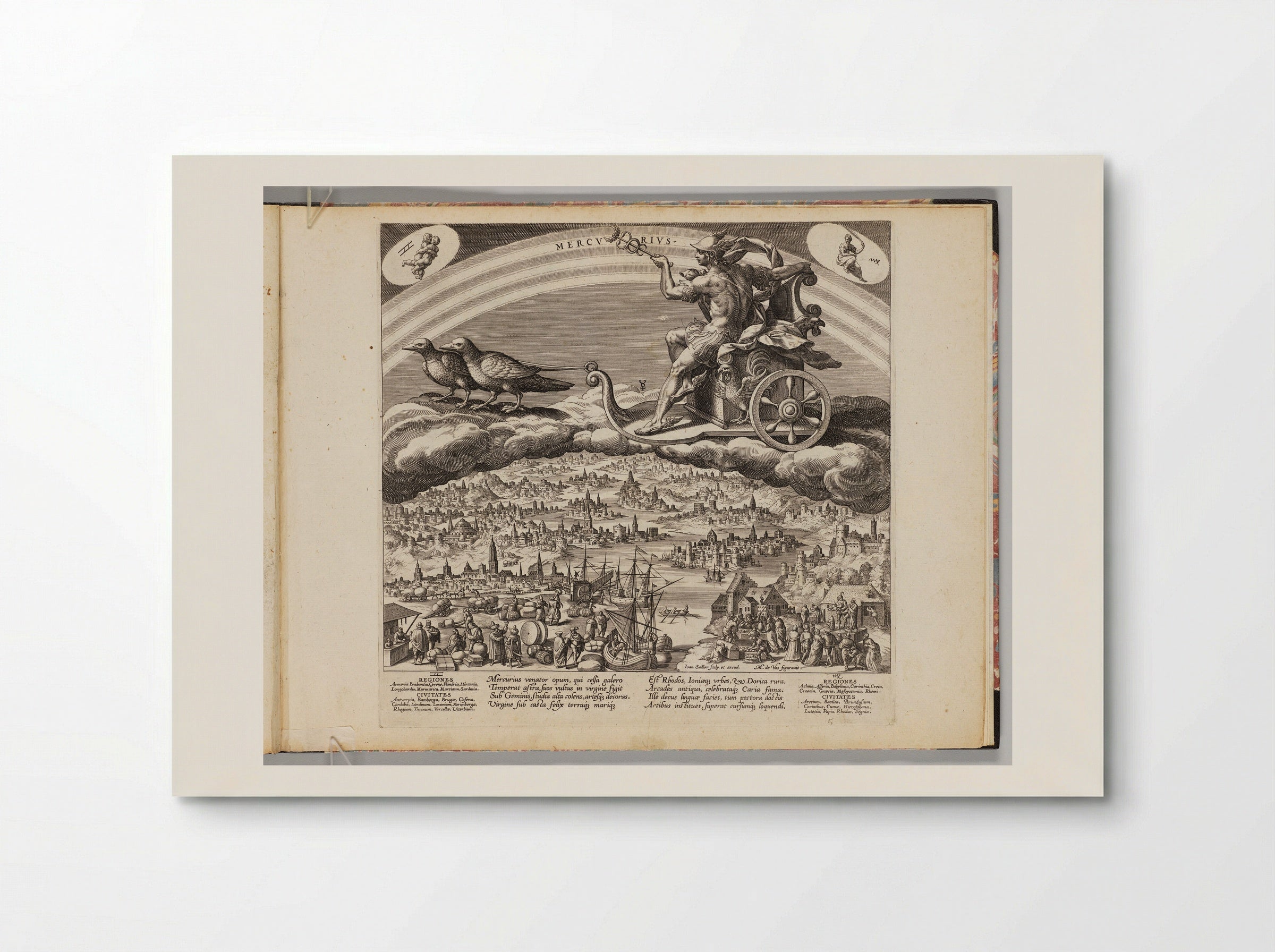 Mercury - Johann Sadeler I - Poster